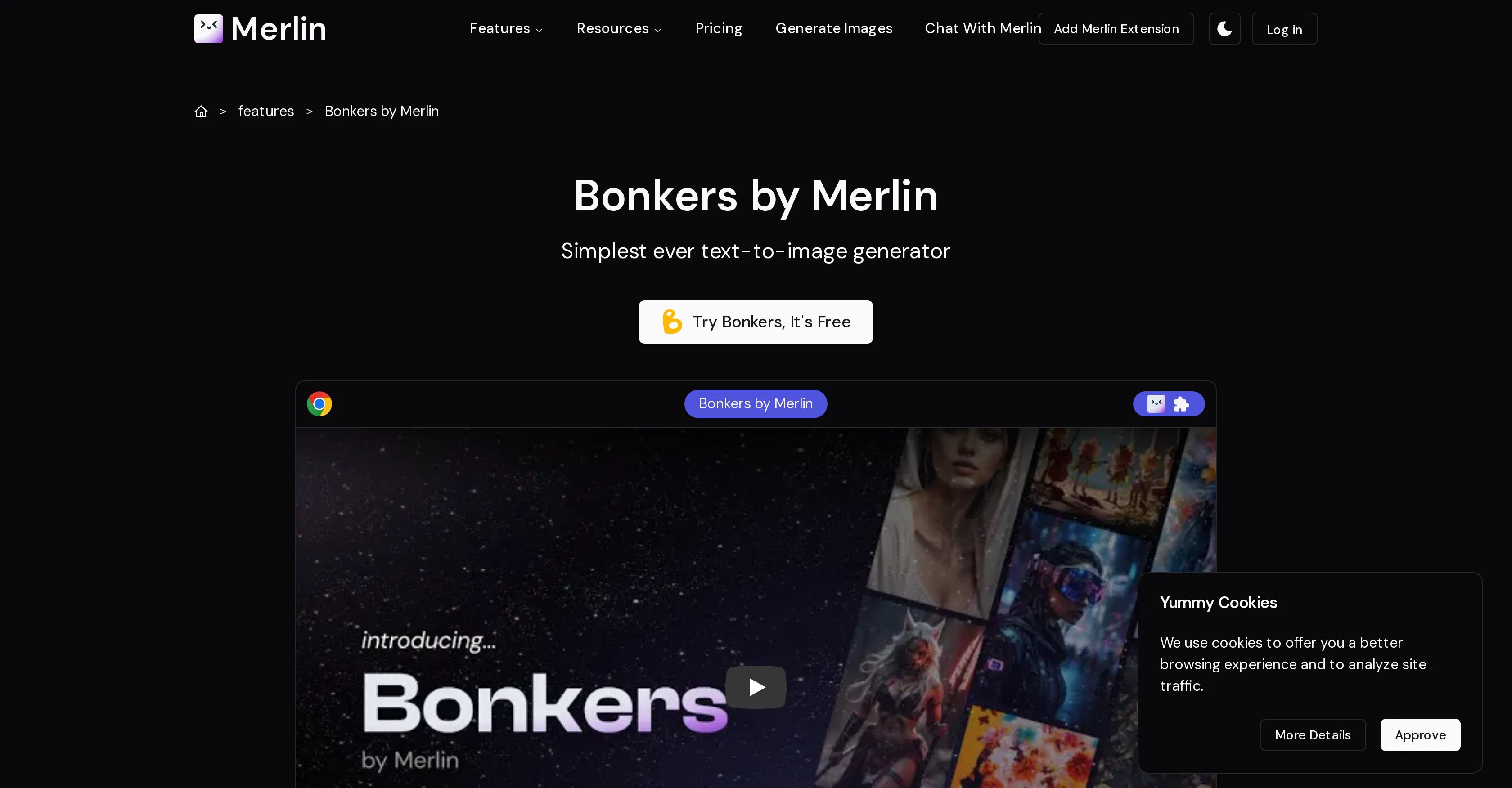 Merlin.in website