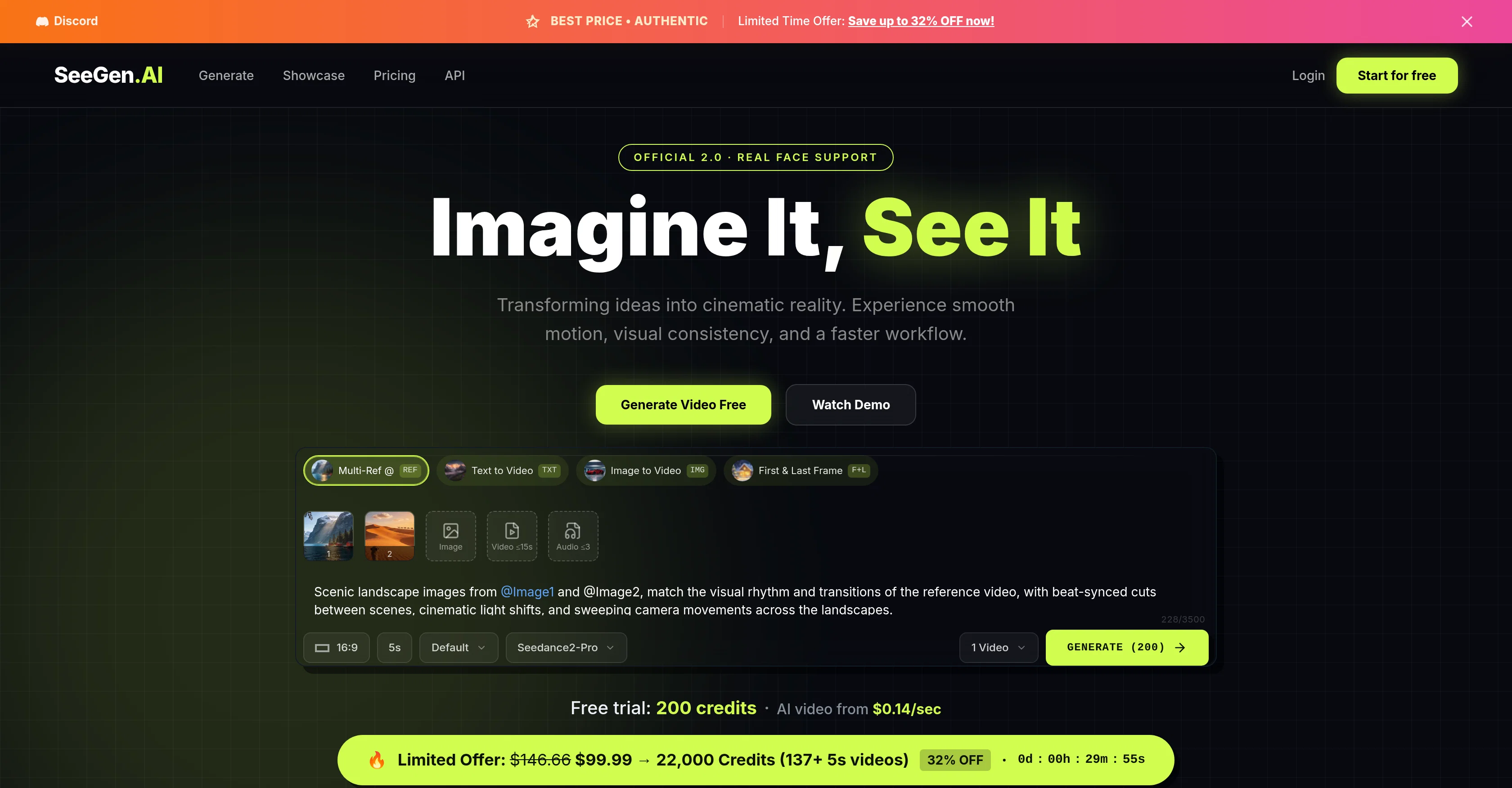 SeeGen AI website