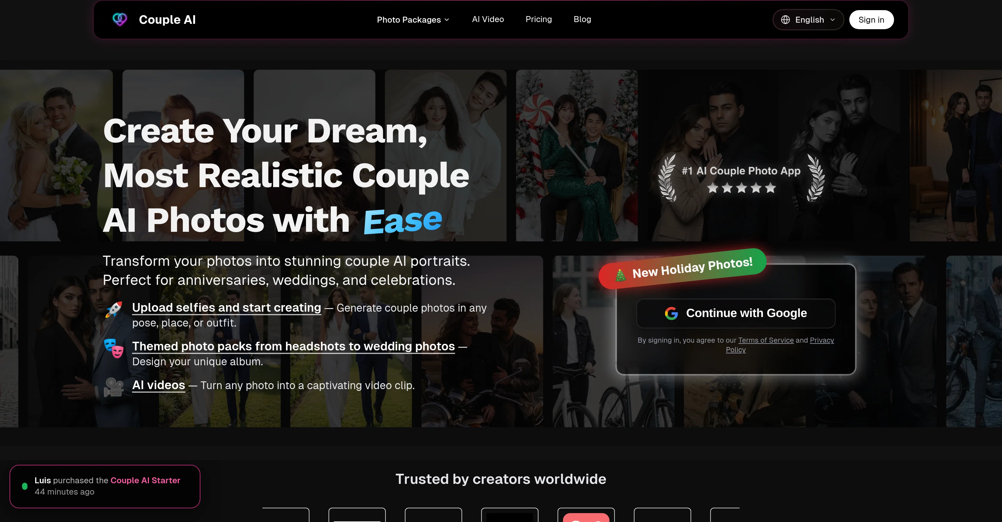 Couple AI website
