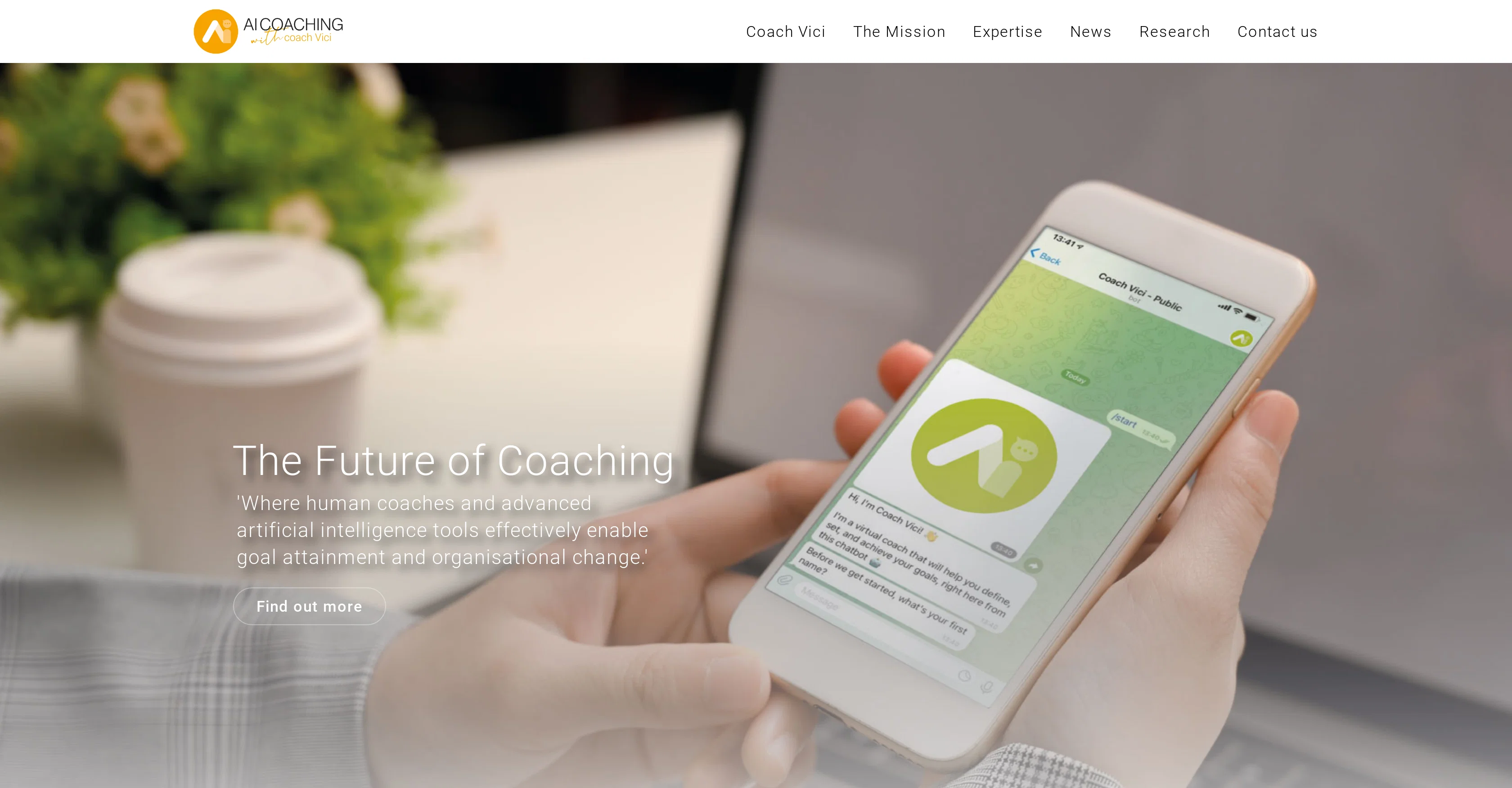 Coach Vici website