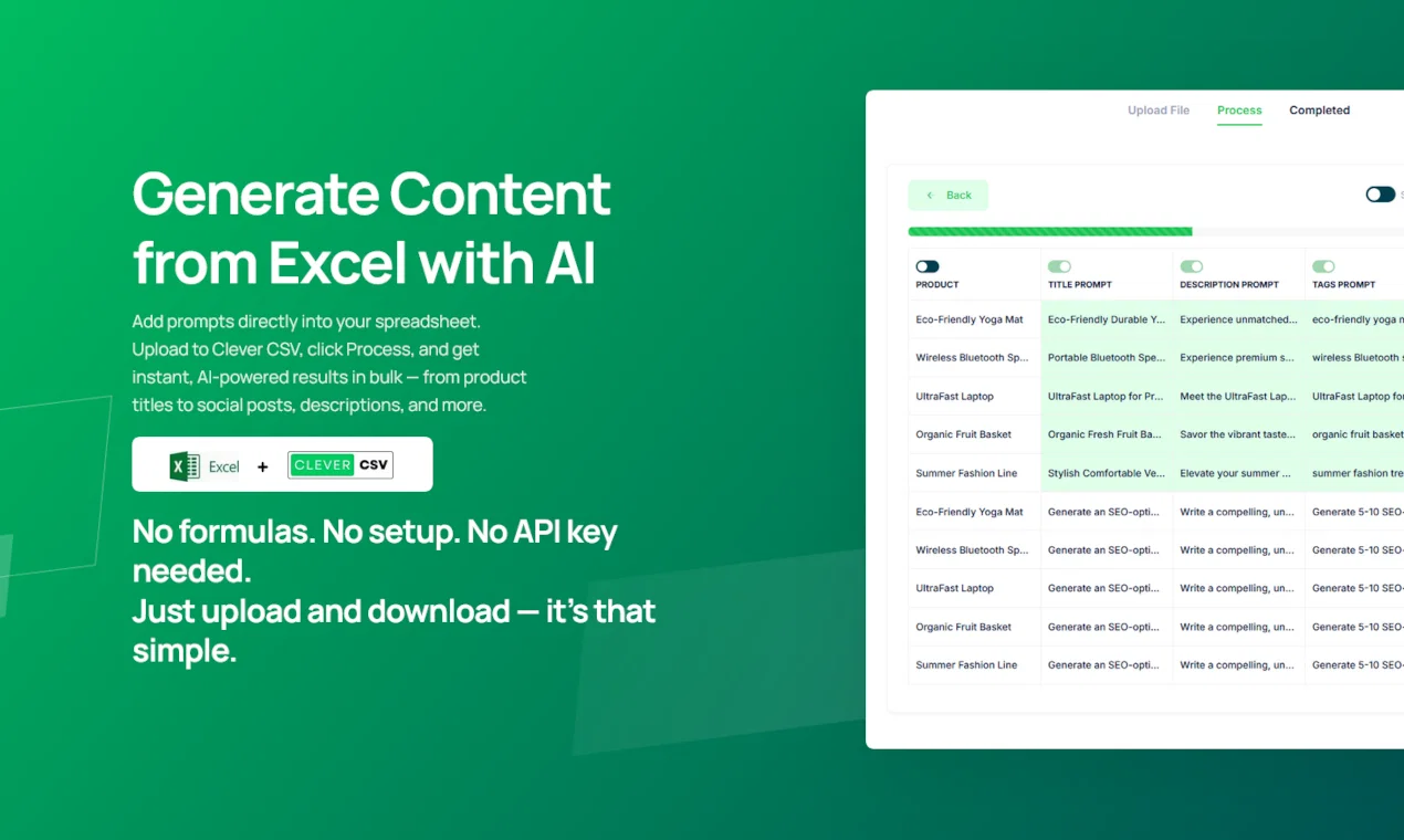 Clever CSV website