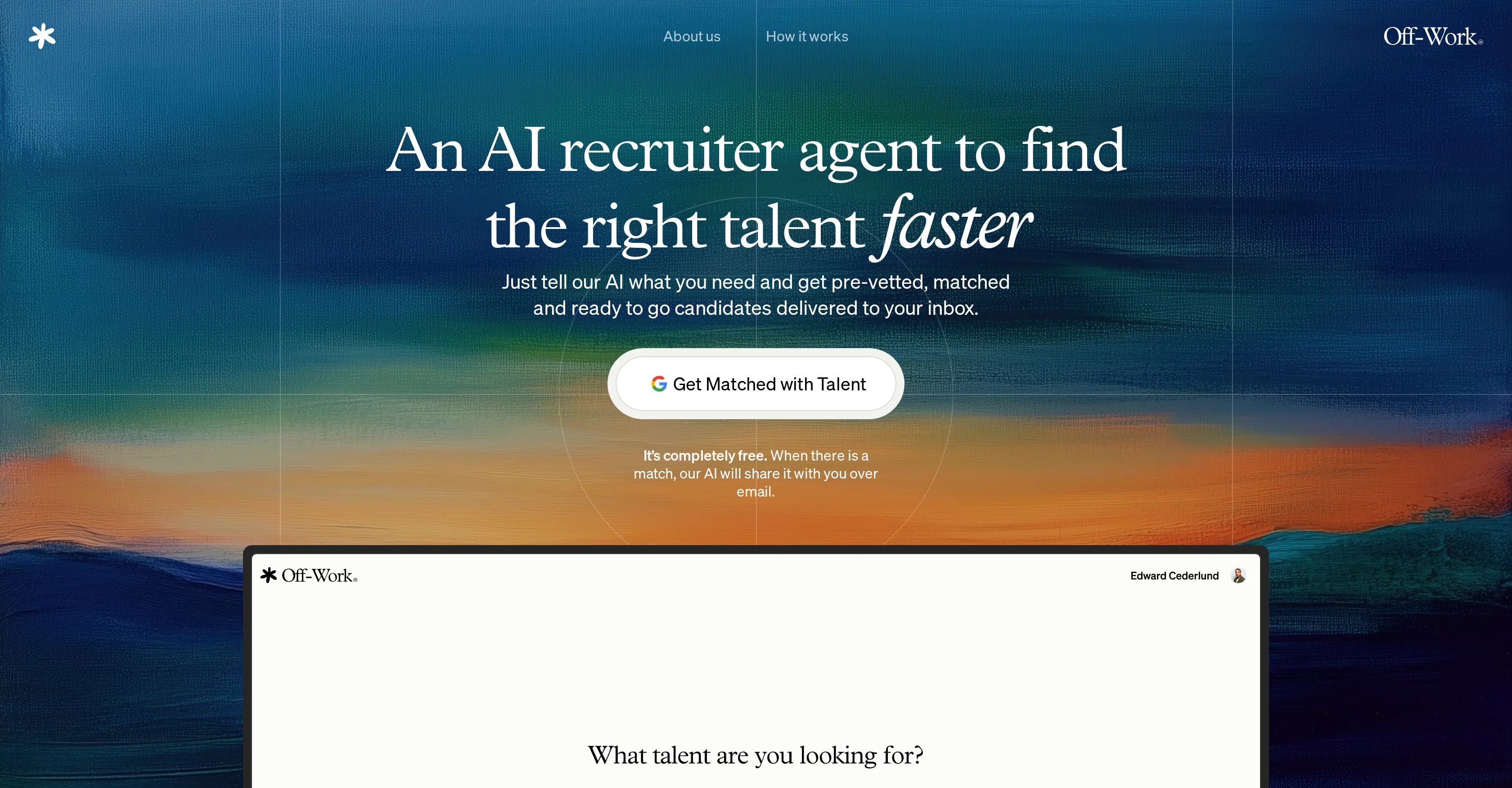 AI Recruiter by Off-Work website