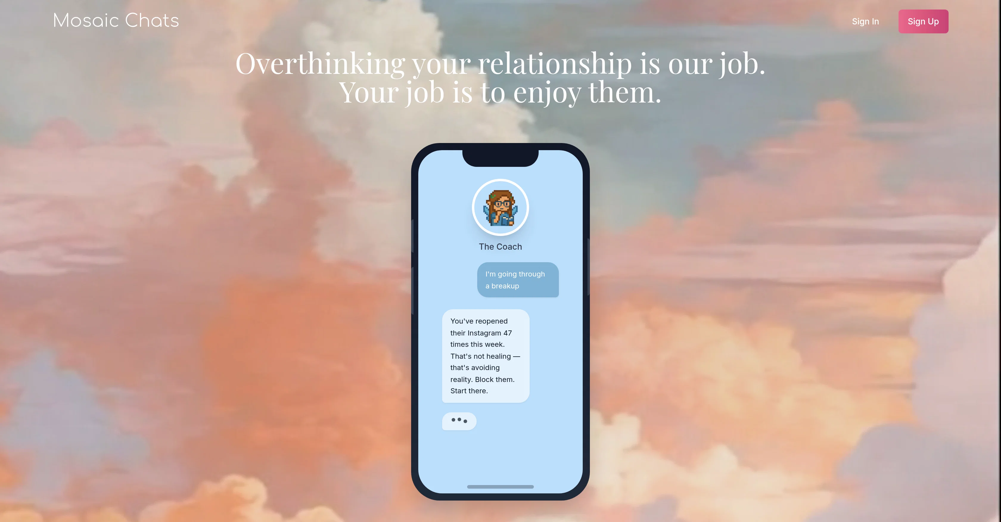 Mosaic AI Chat Analyzer website