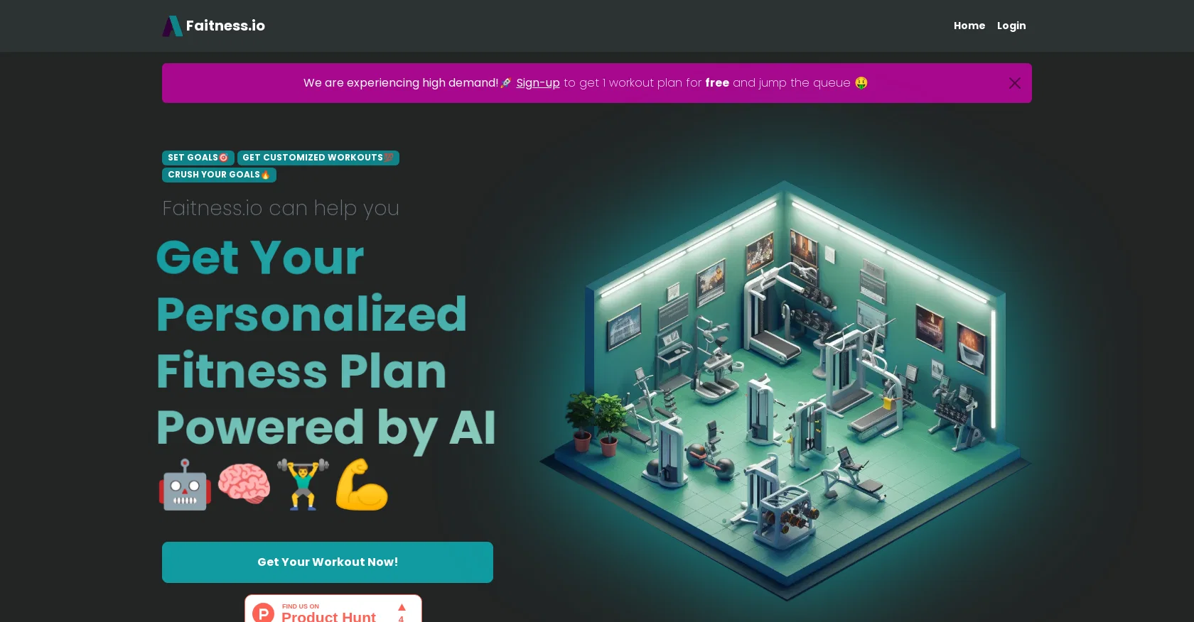 Faitness website