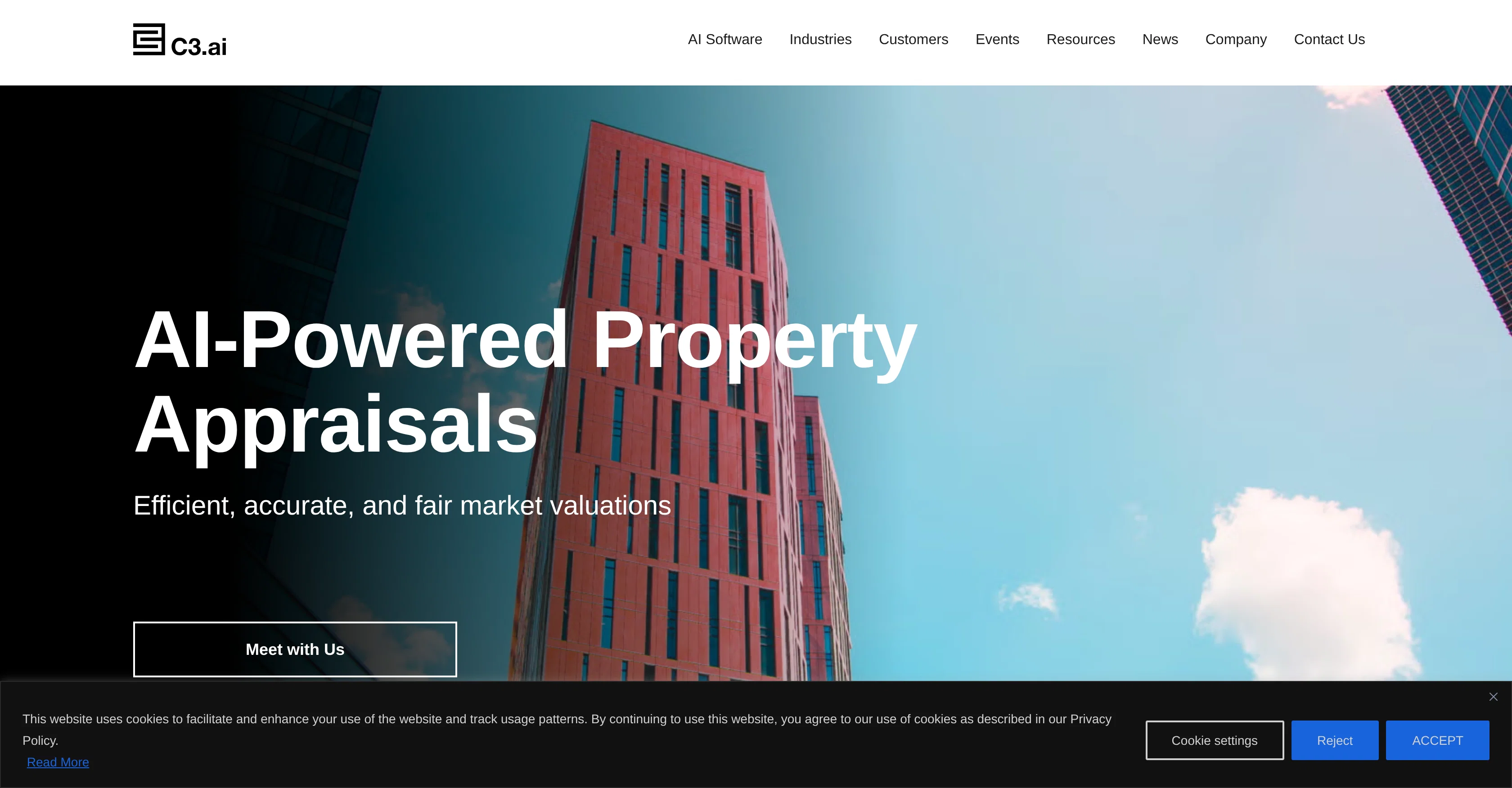 C3 AI Property Appraisal website