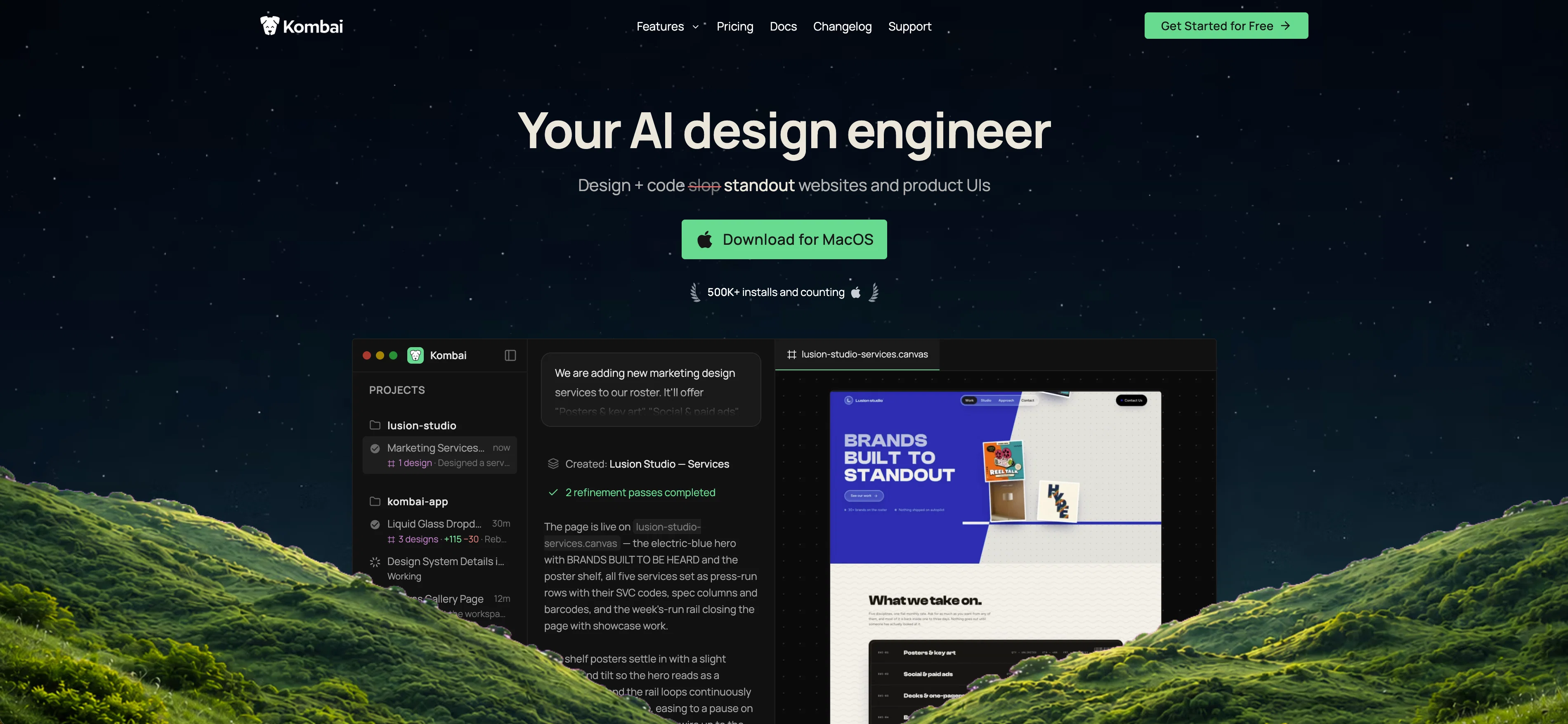 Kombai website