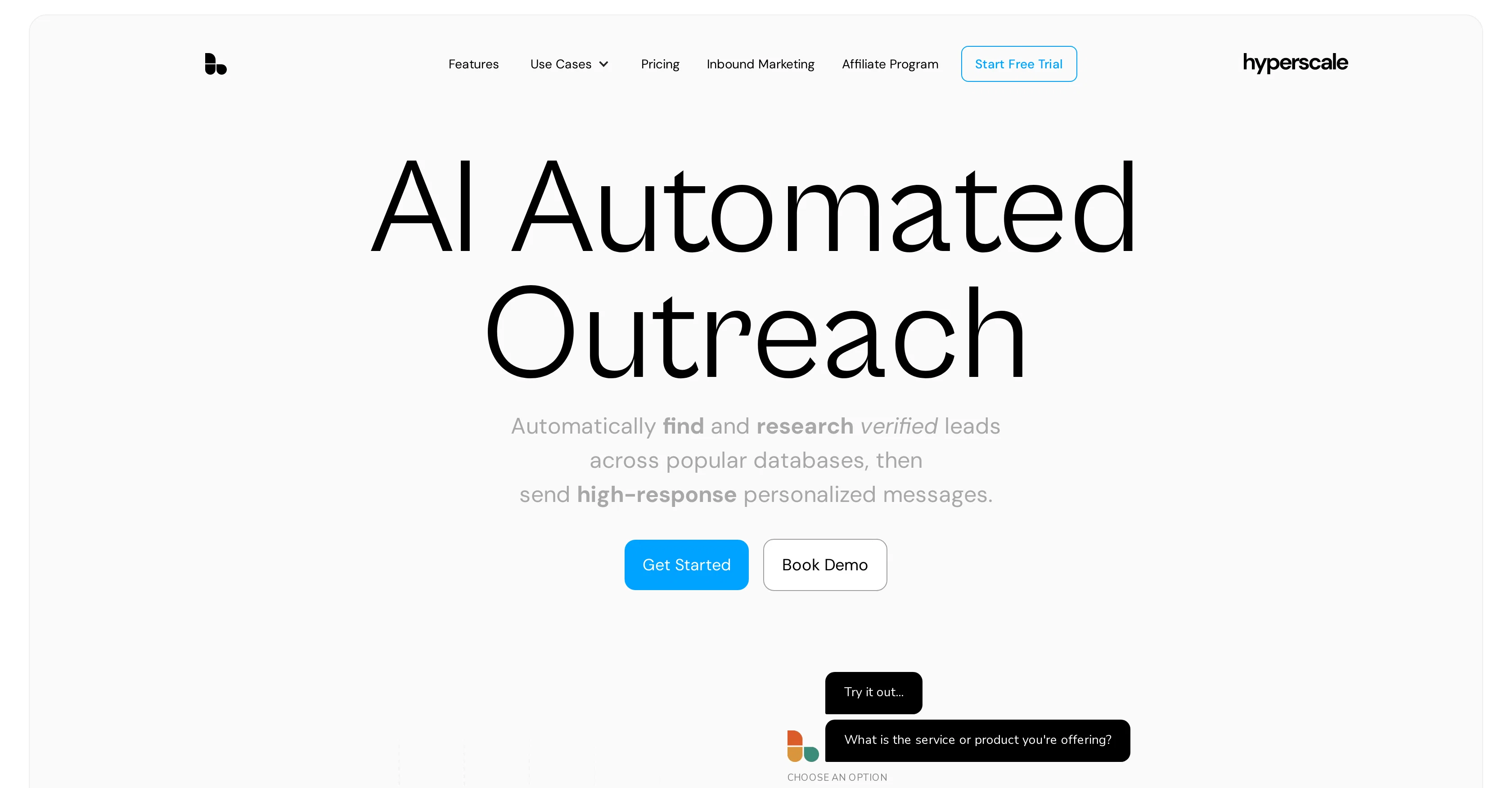 Hyperscale website