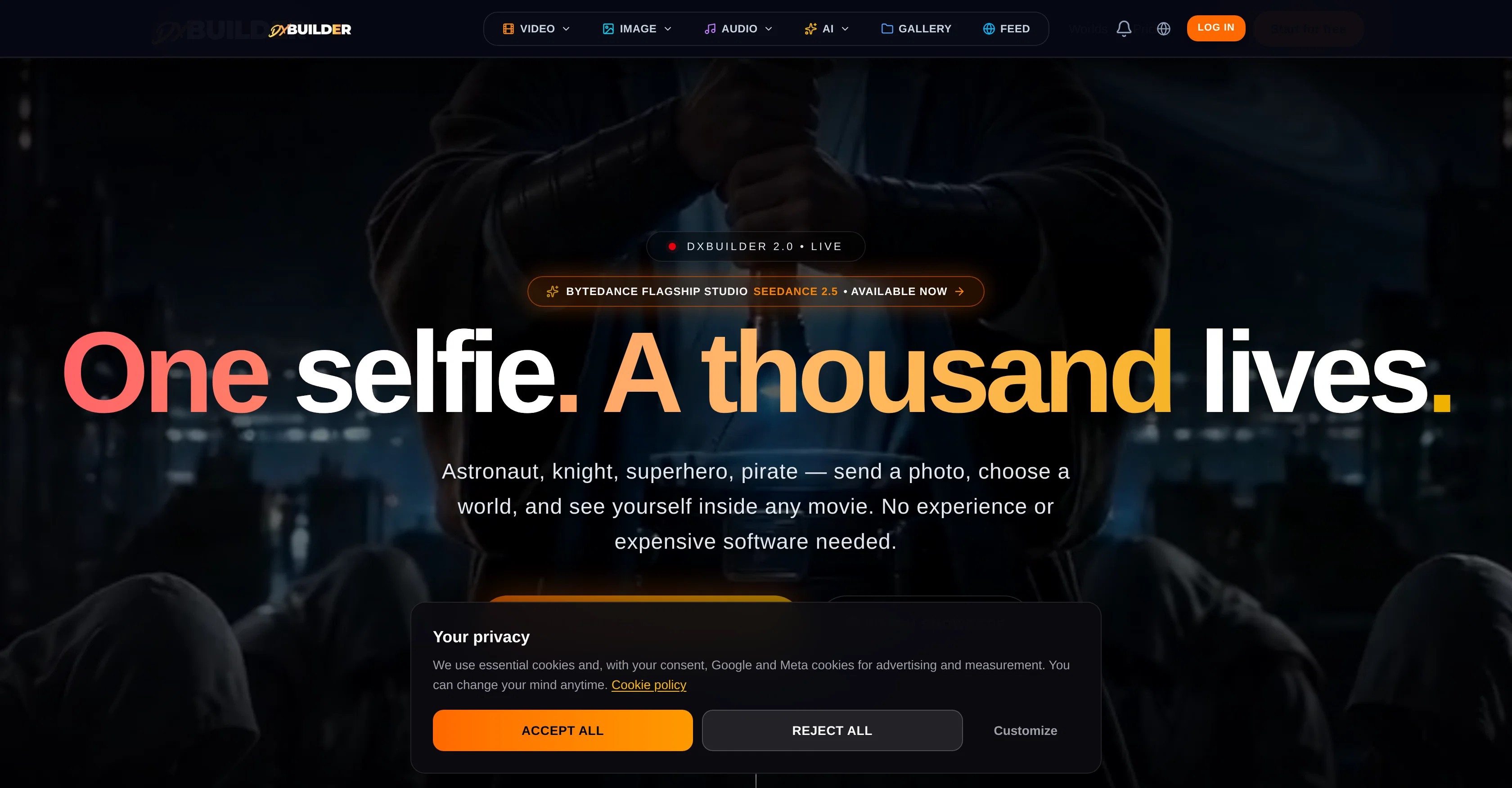 DX Builder website