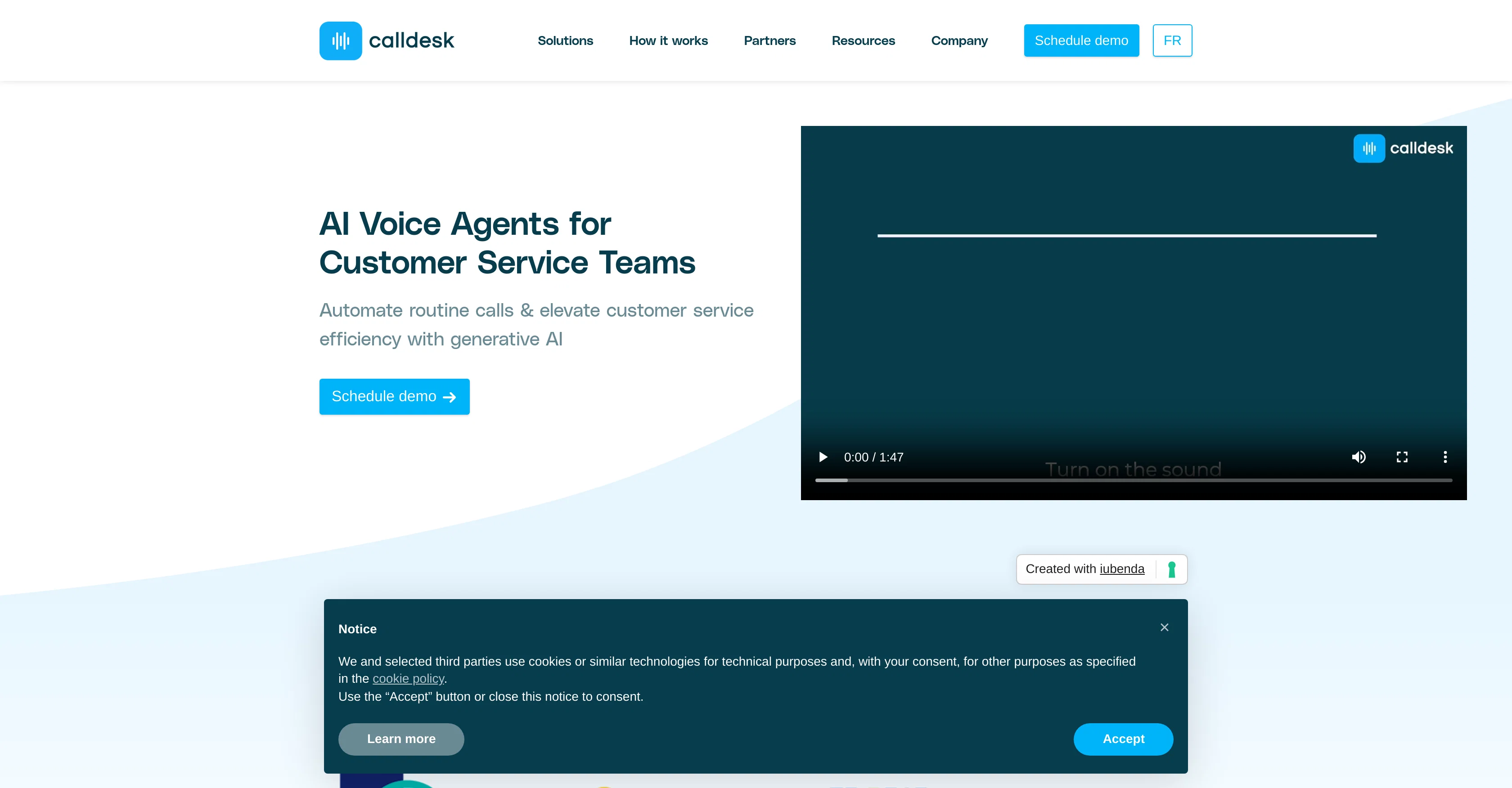 Calldesk website