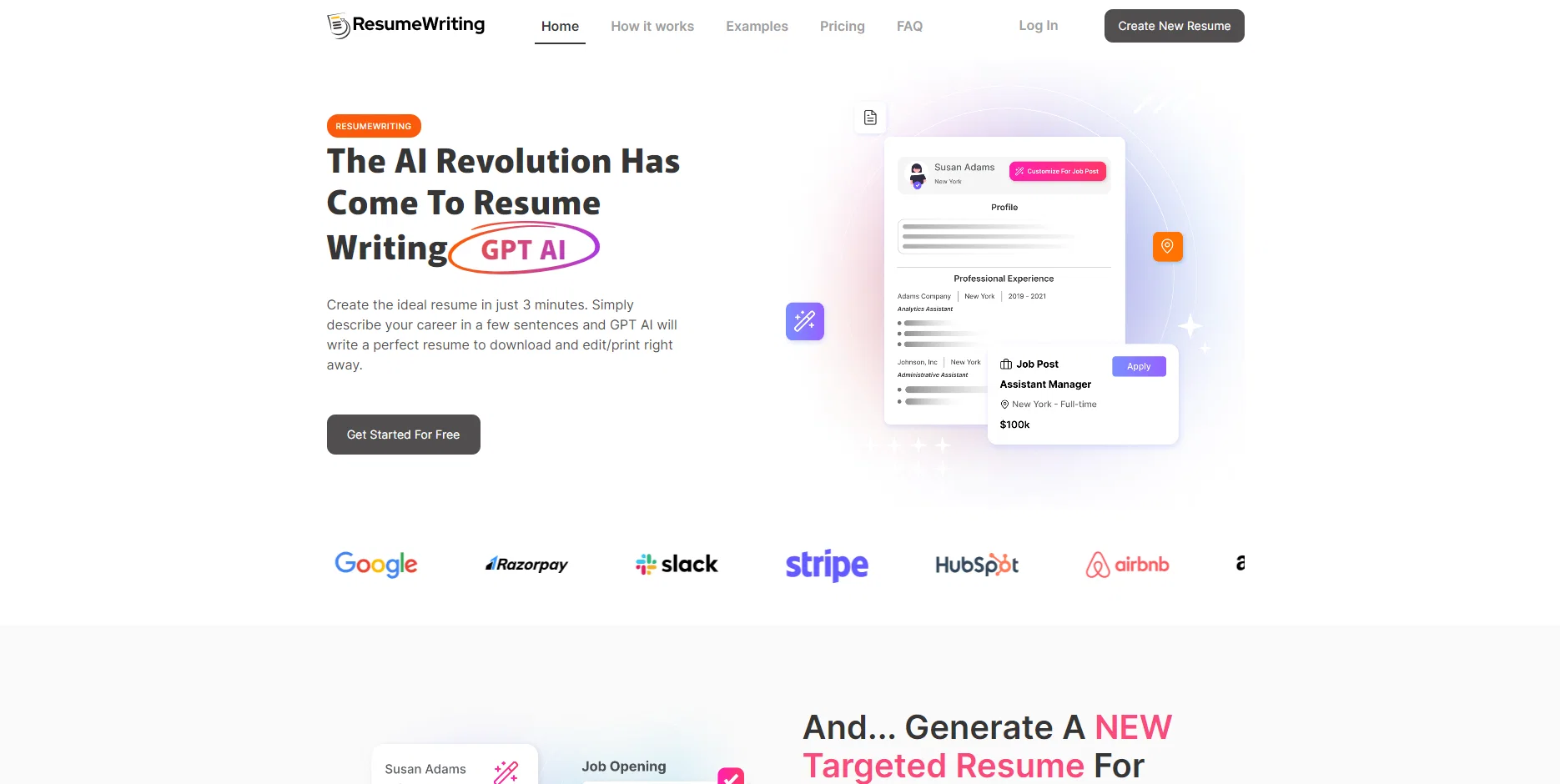 ResumeWriting website