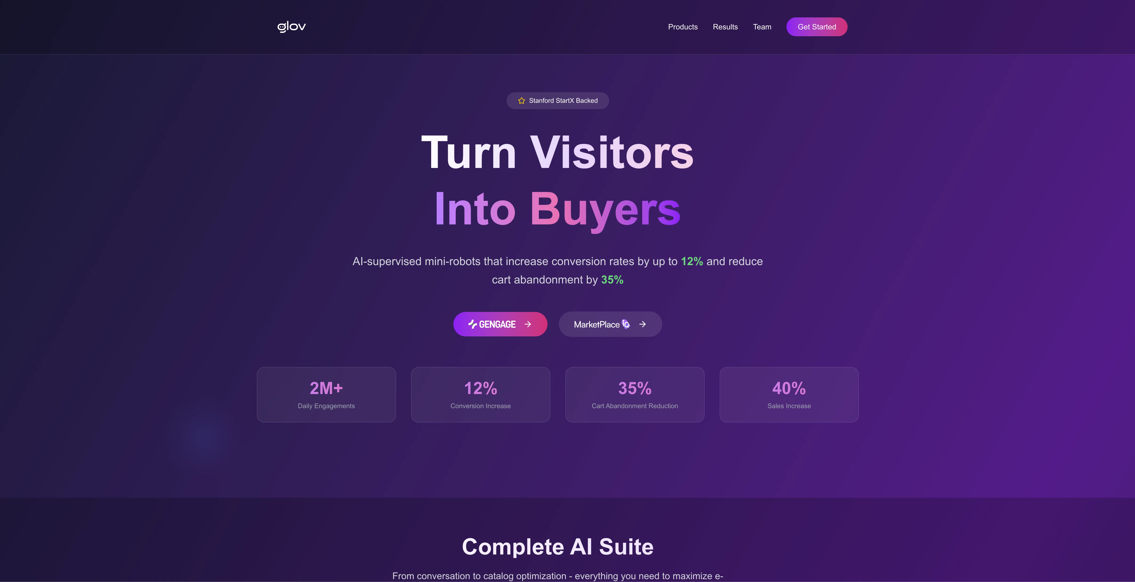 Glov website