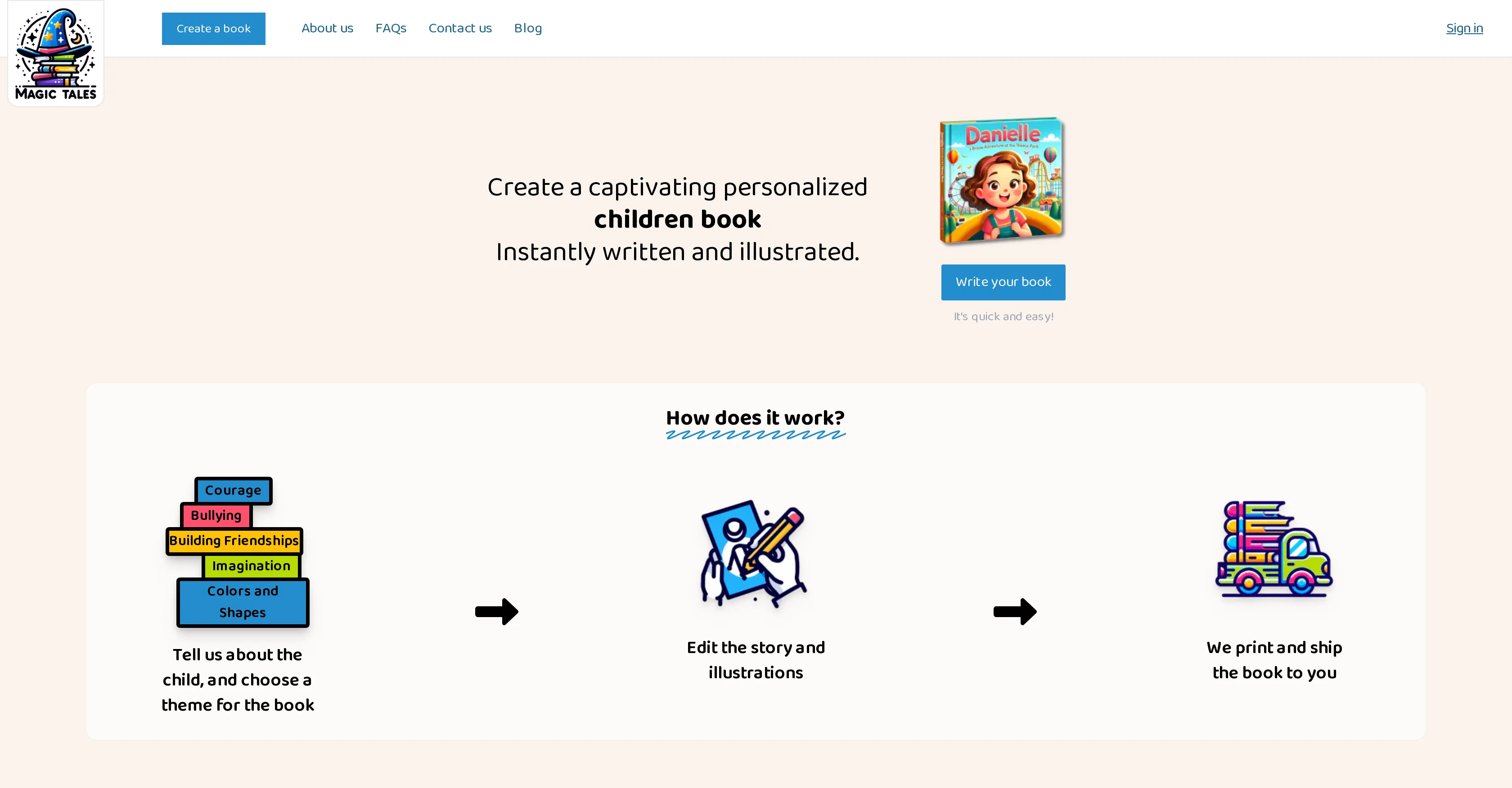 Magic Tales website