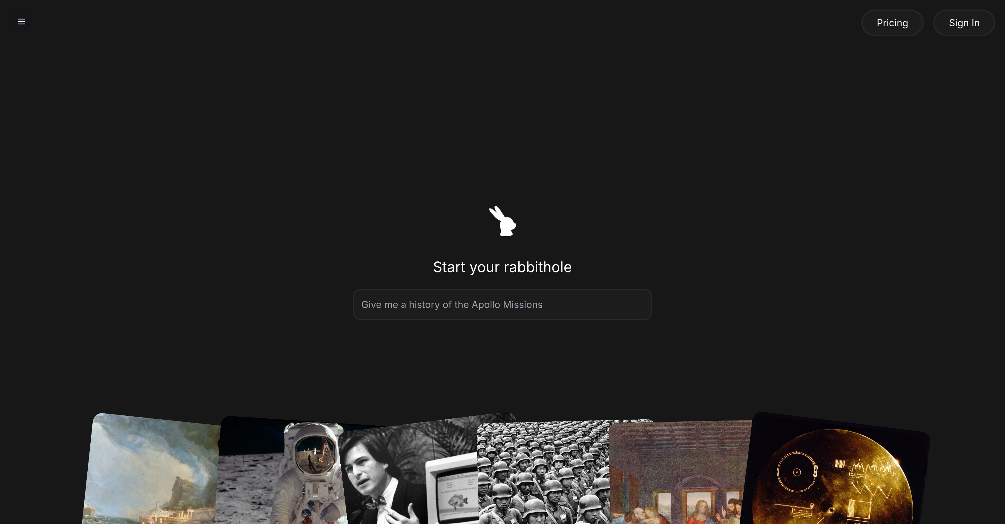 Rabbithole website