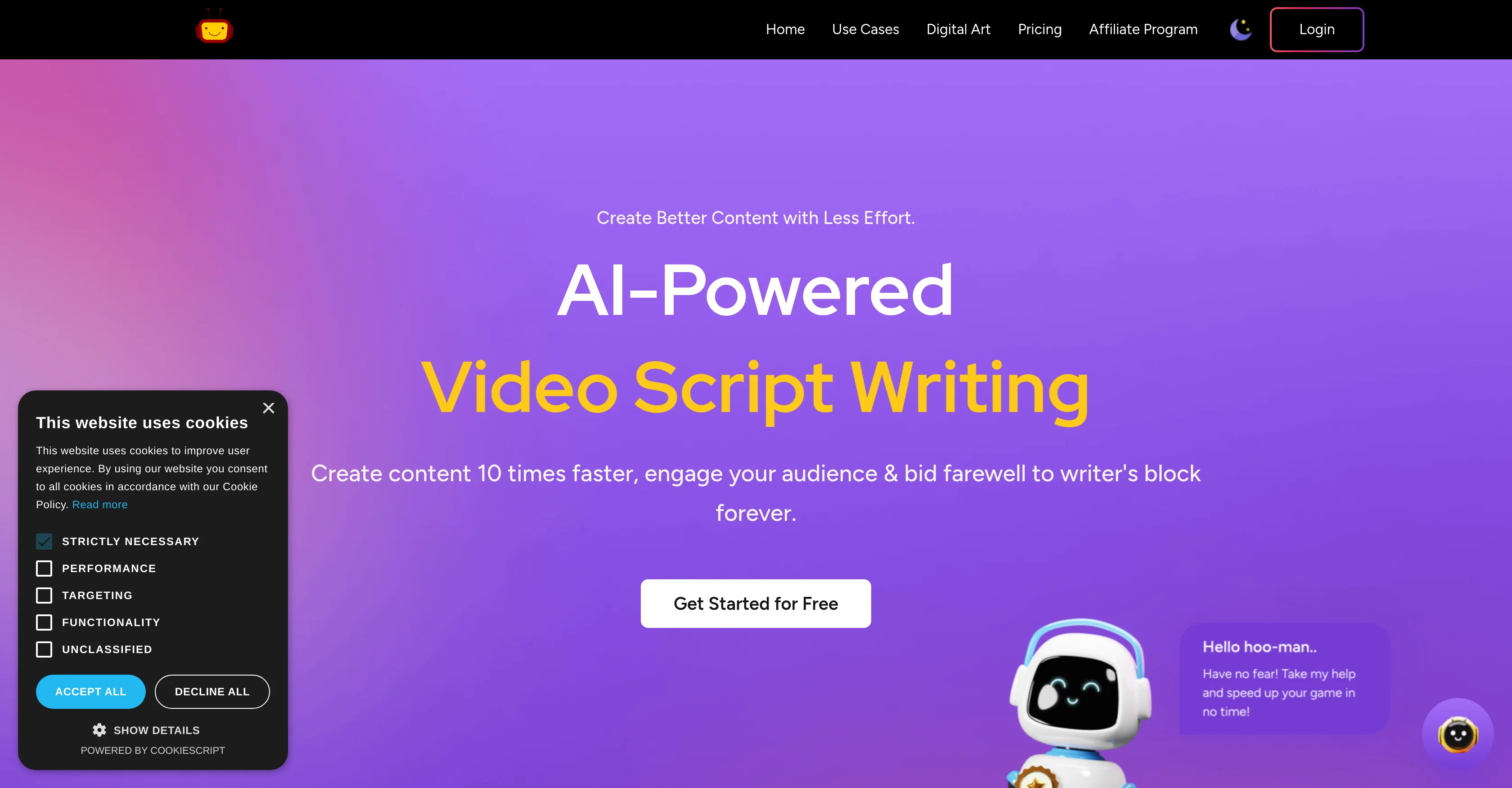 Everneed AI website