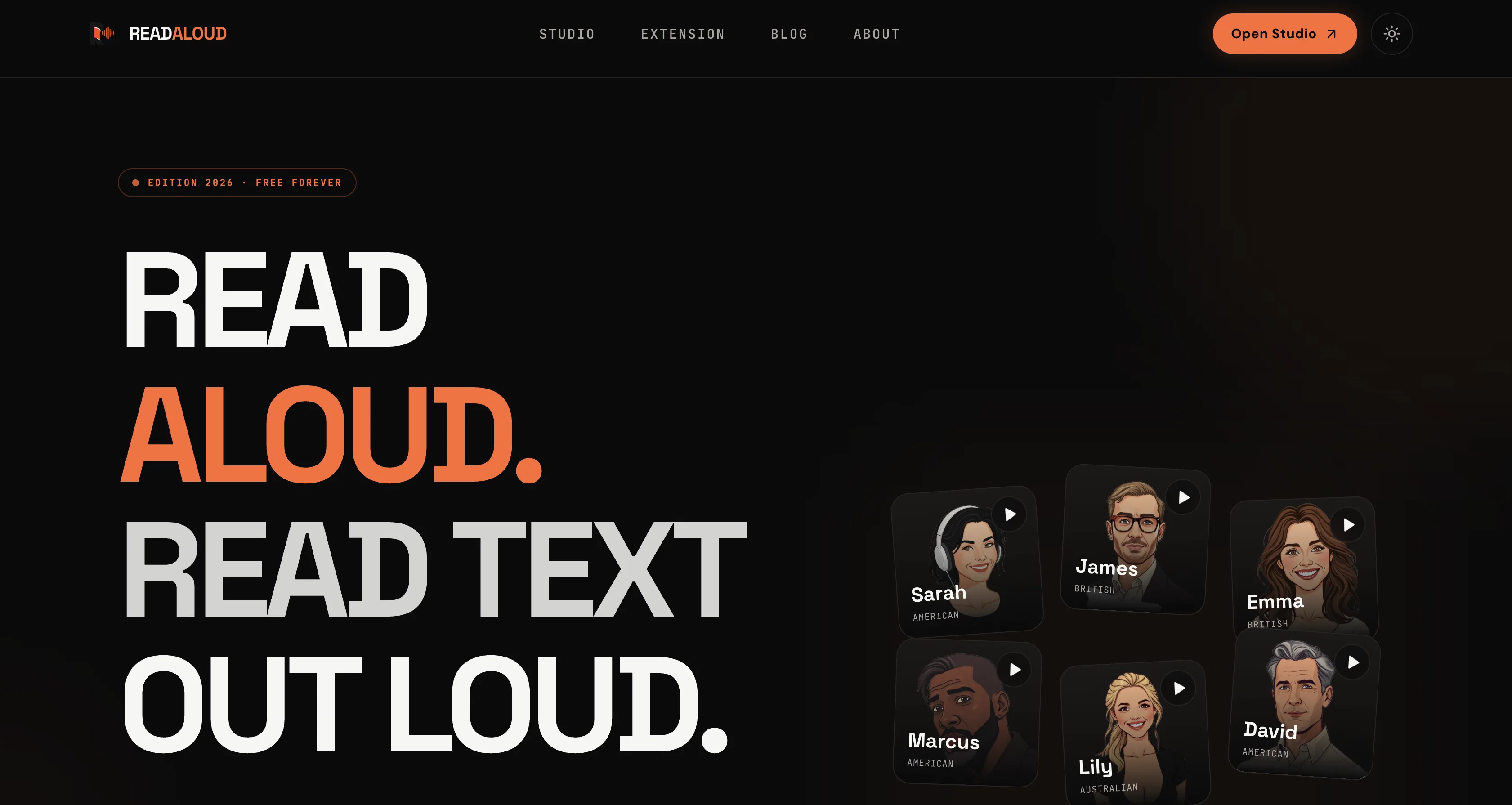 ReadAloud website