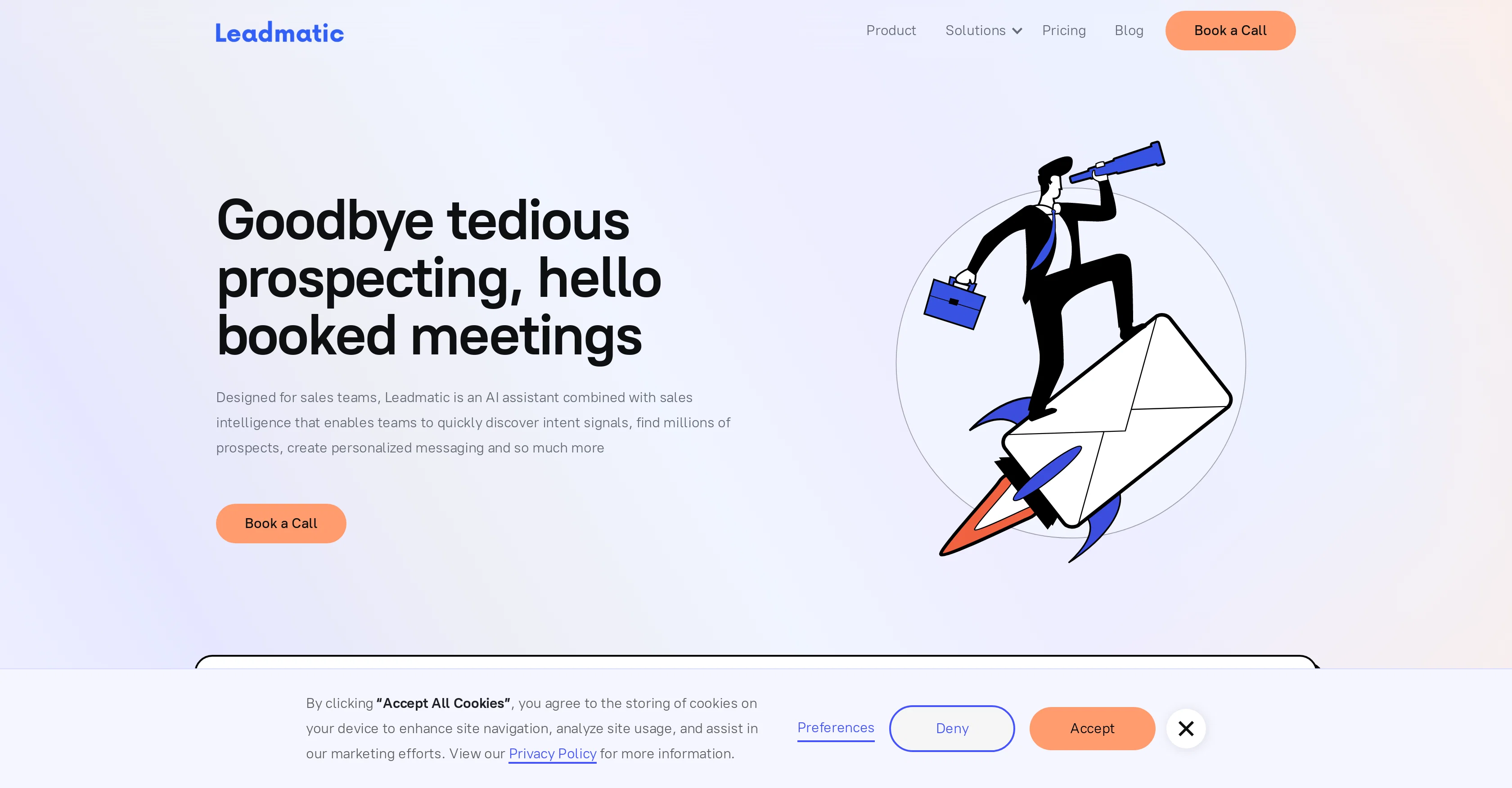 Leadmatic website