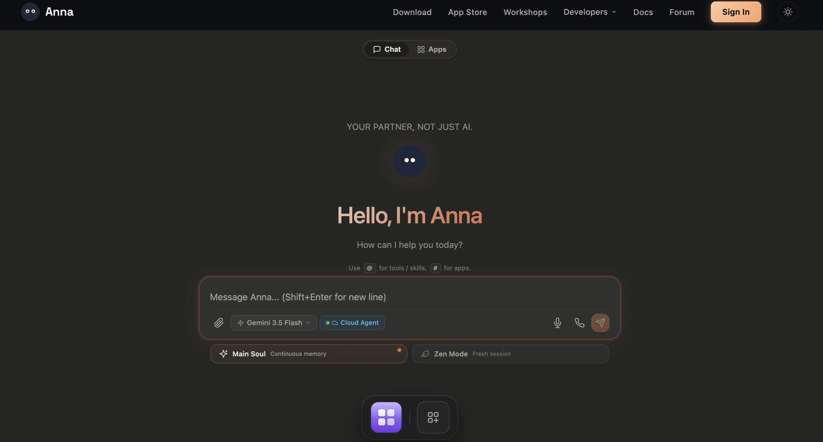 Anna website