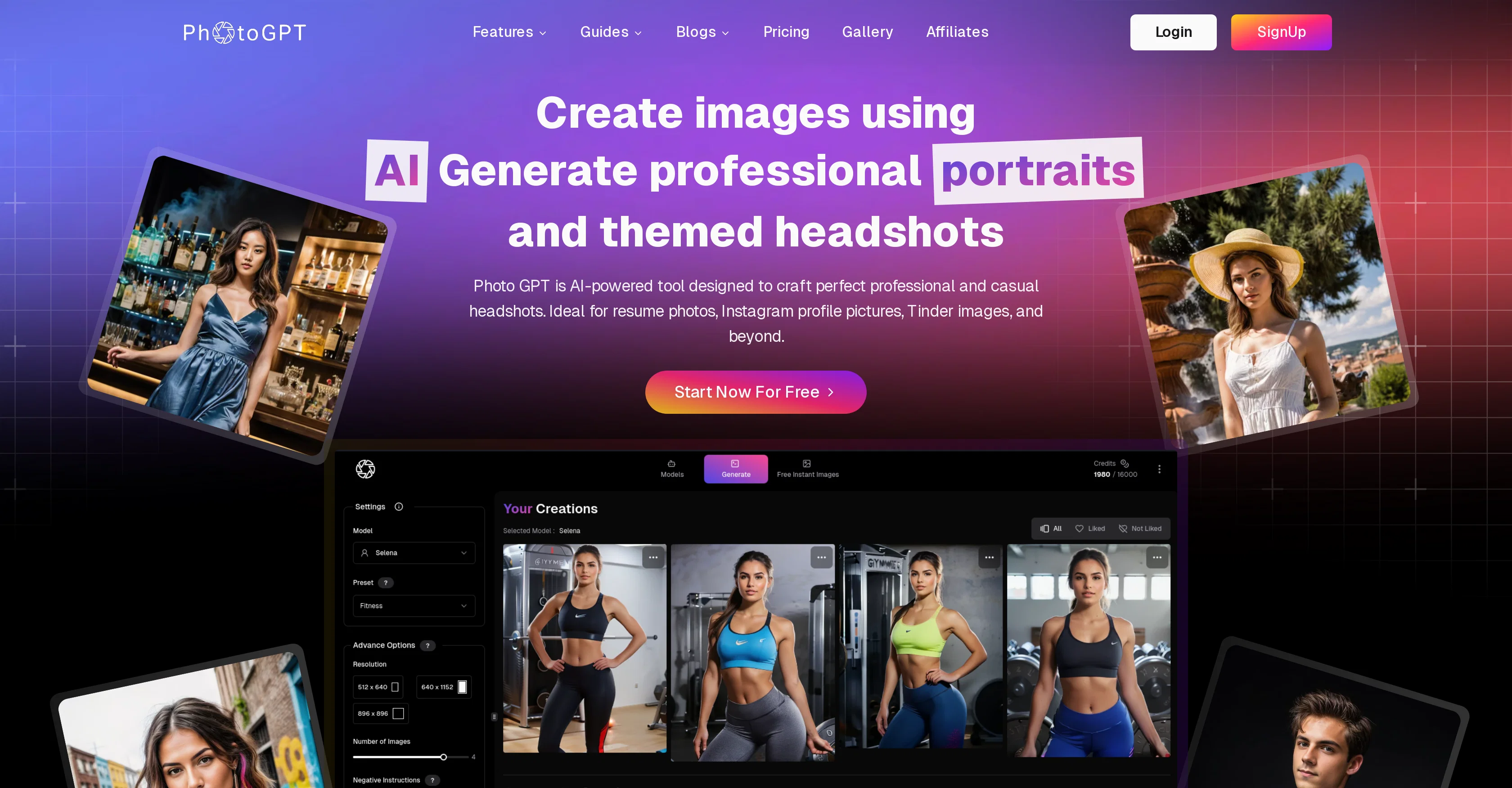 PhotoGPT website