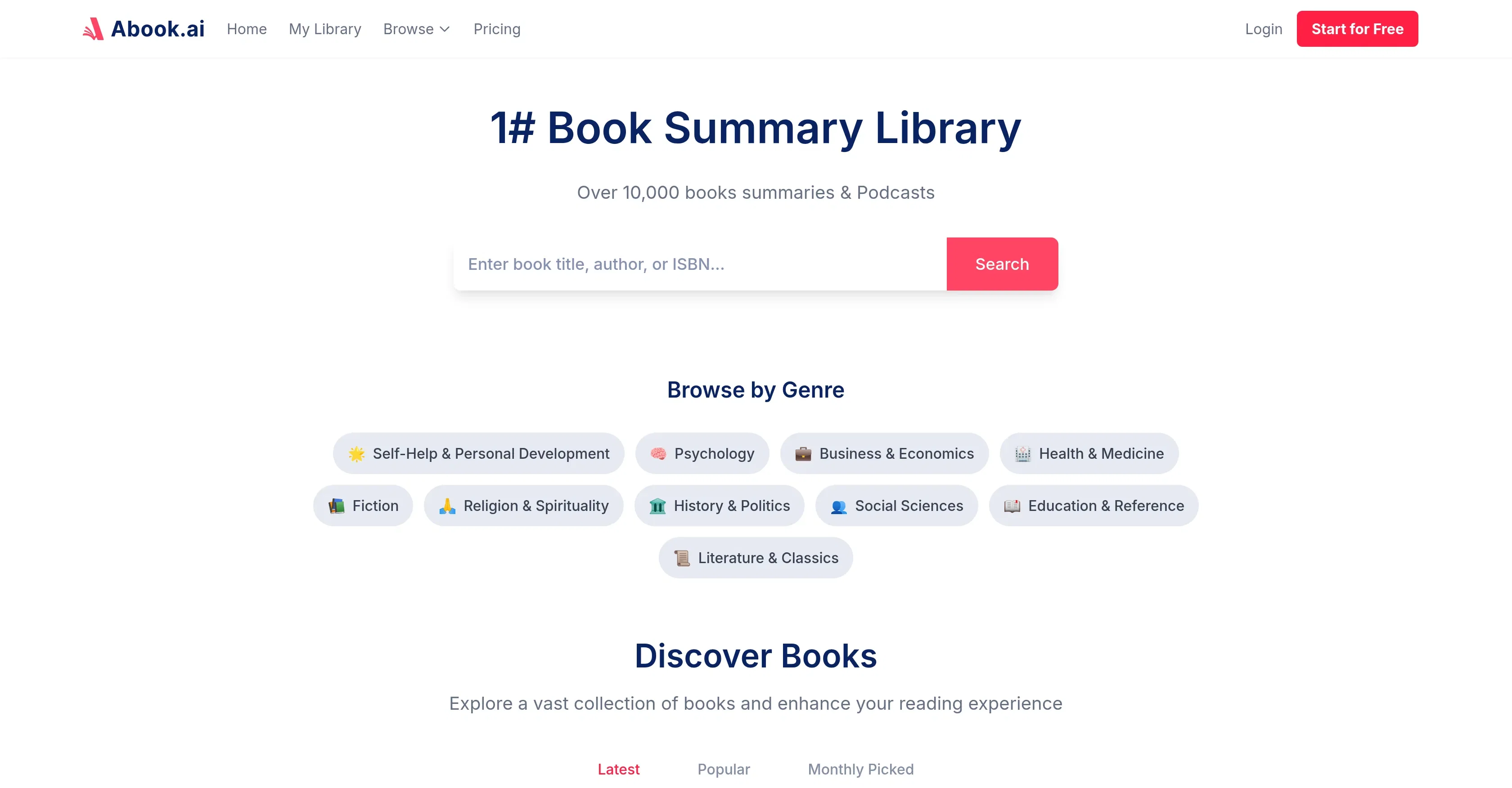 Abook.ai website