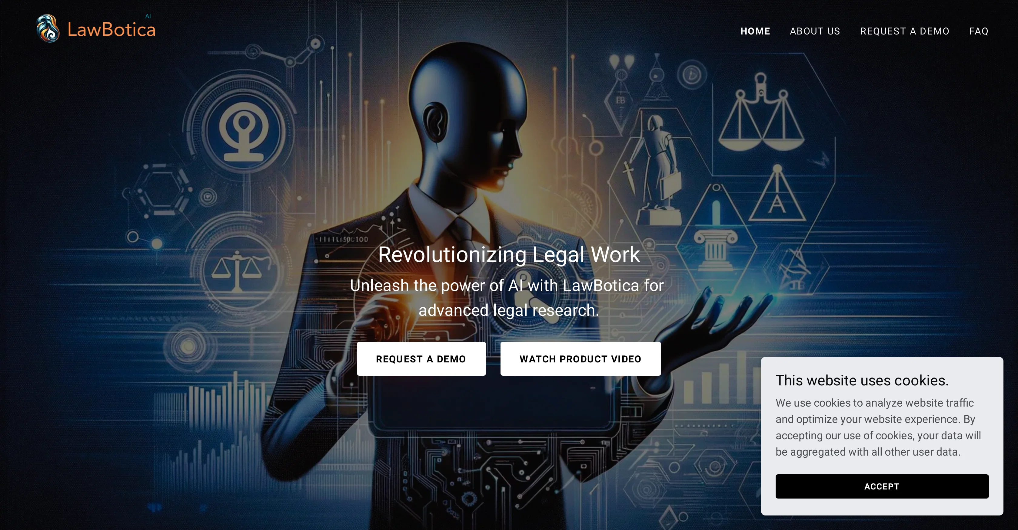 LawBotica website