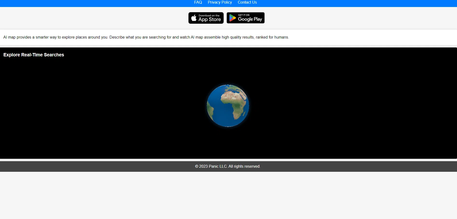 AI map website