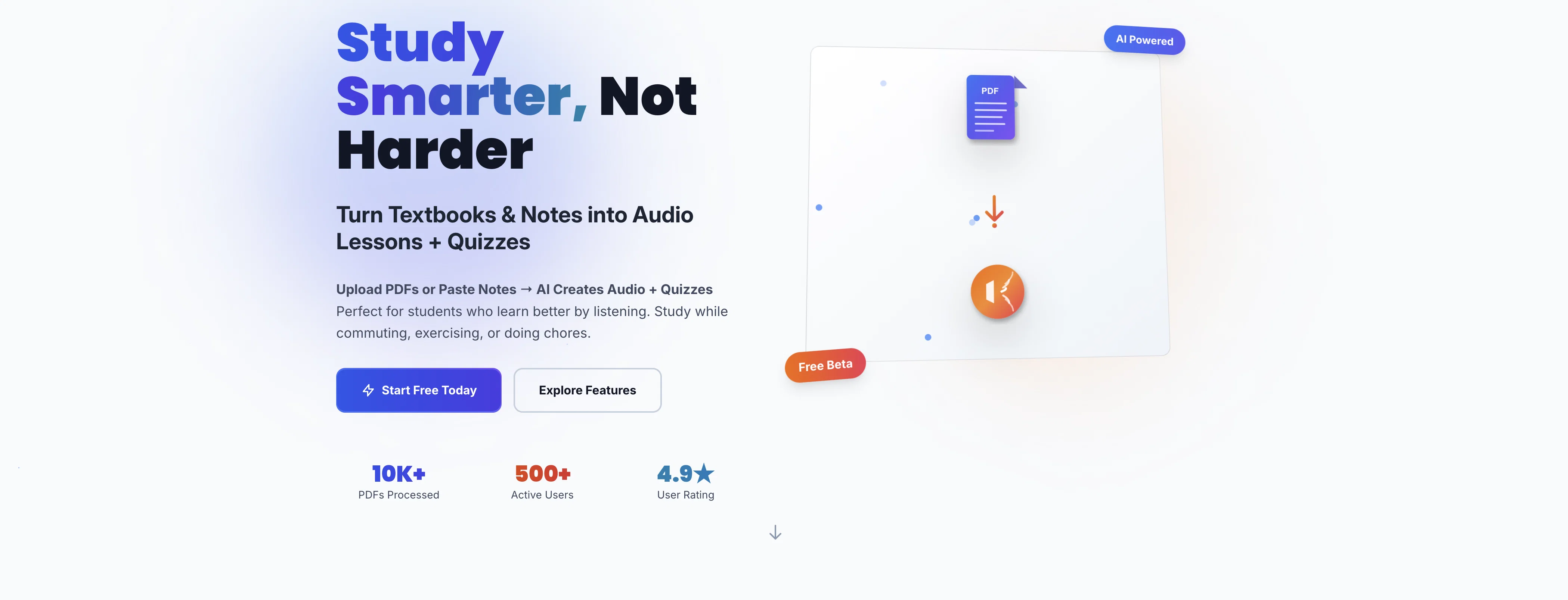 VoiceBrief website