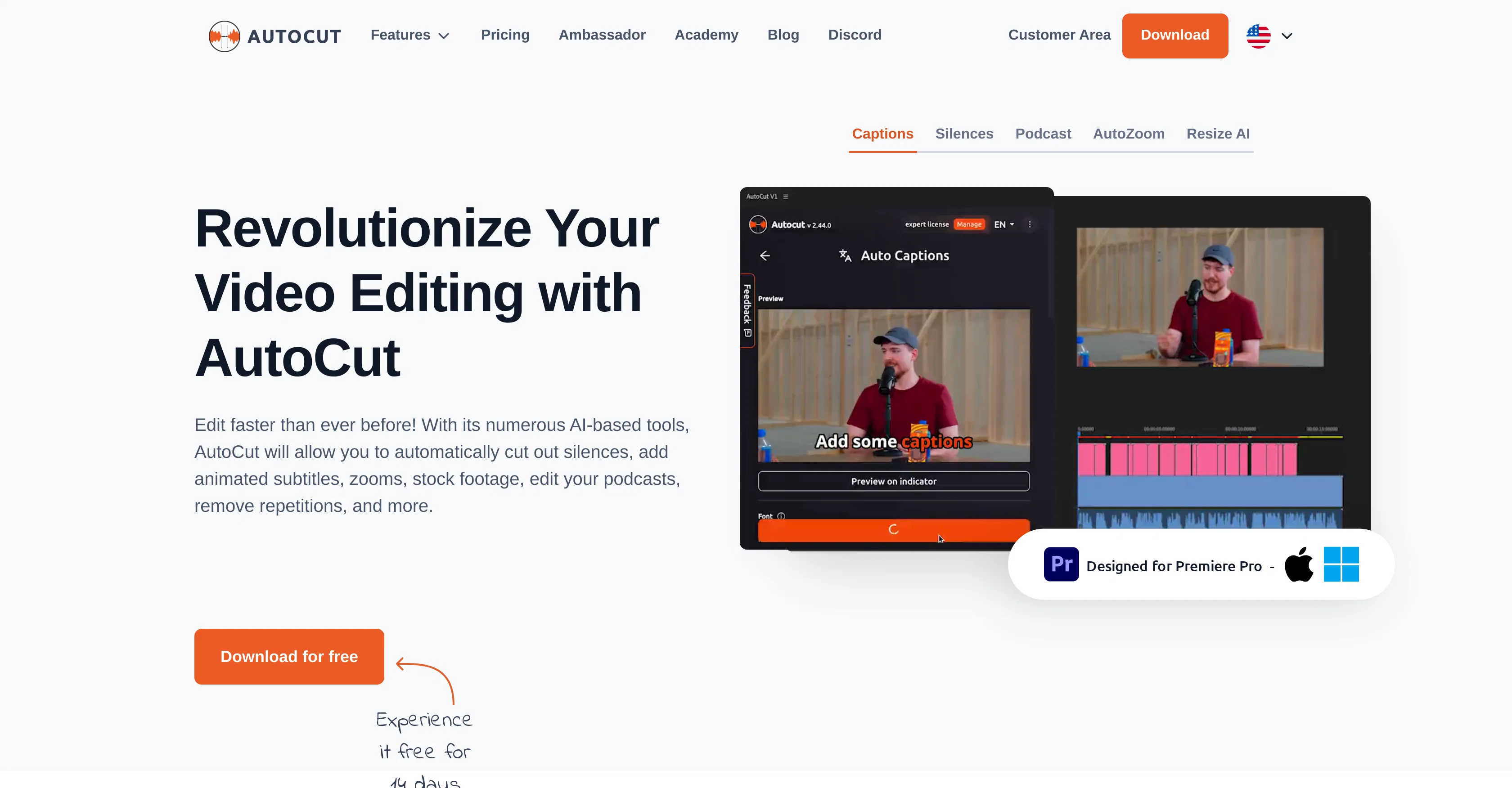 AutoCut website
