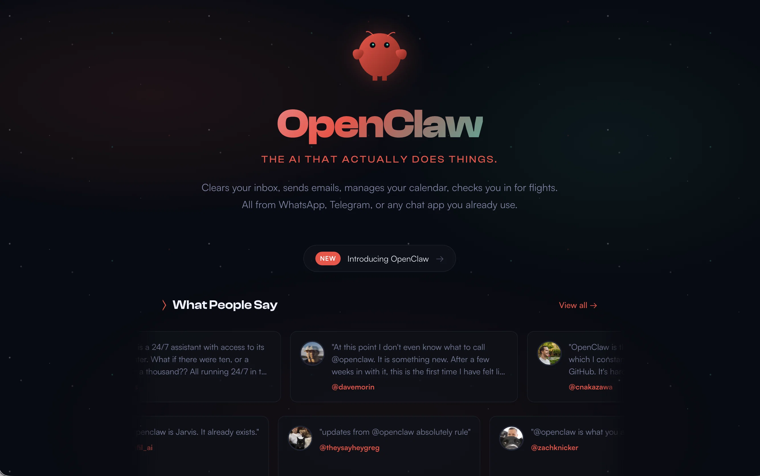 OpenClaw website
