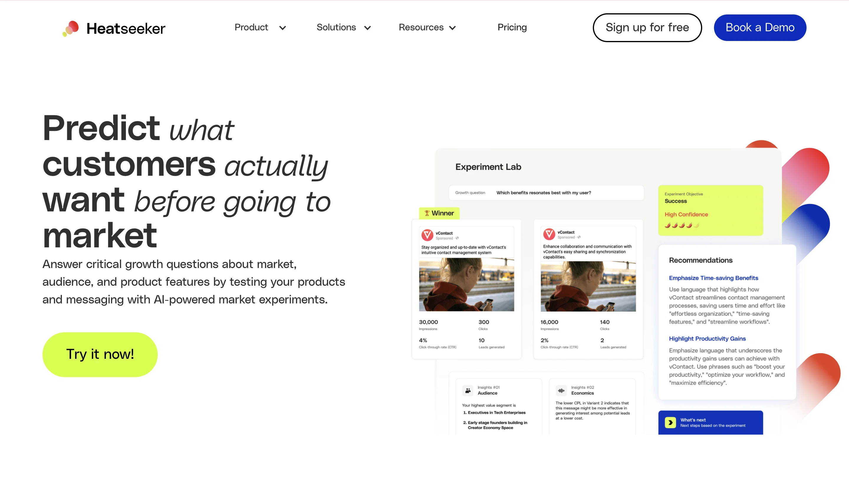 Heatseeker website