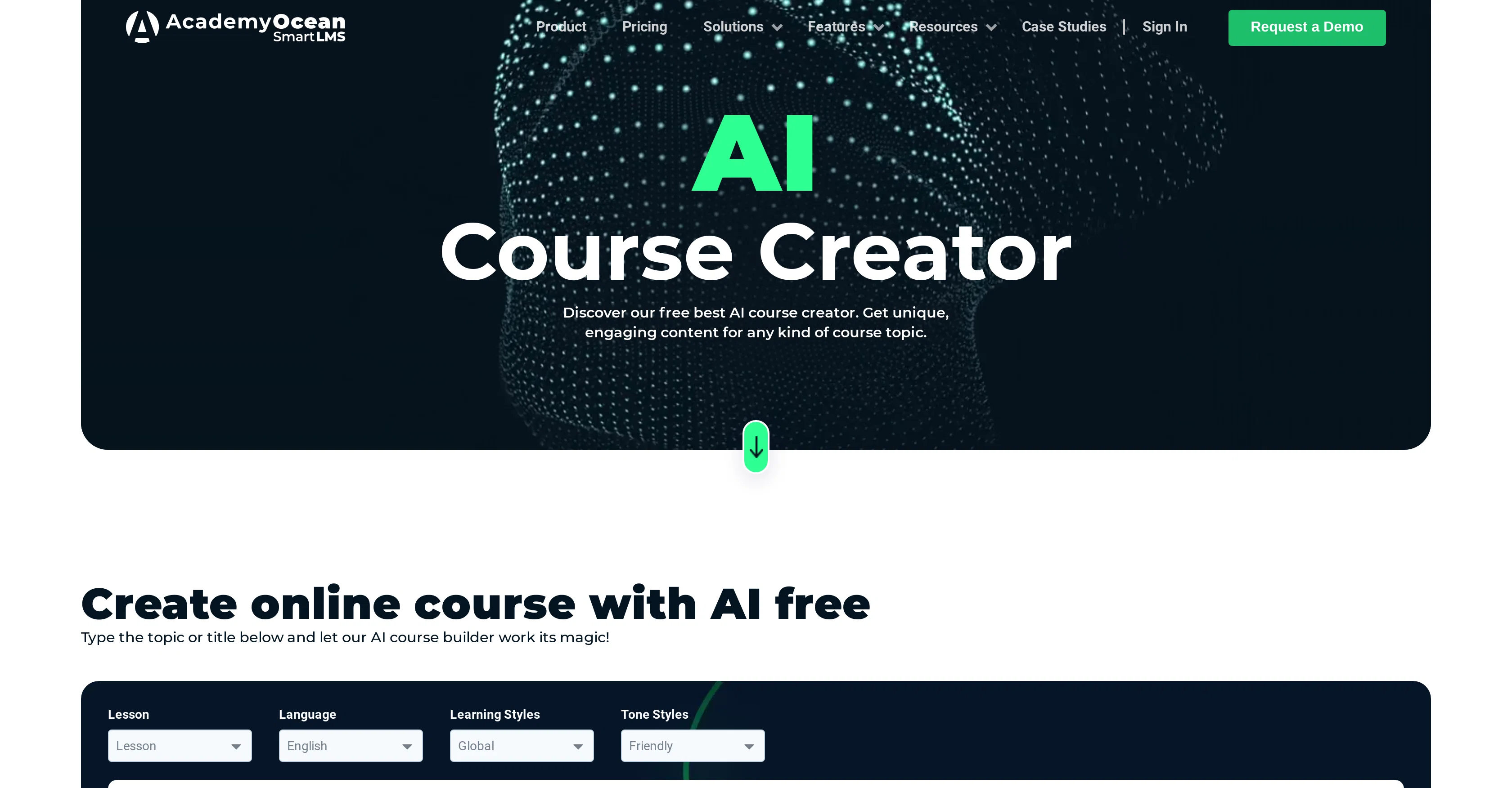 AcademyOcean website