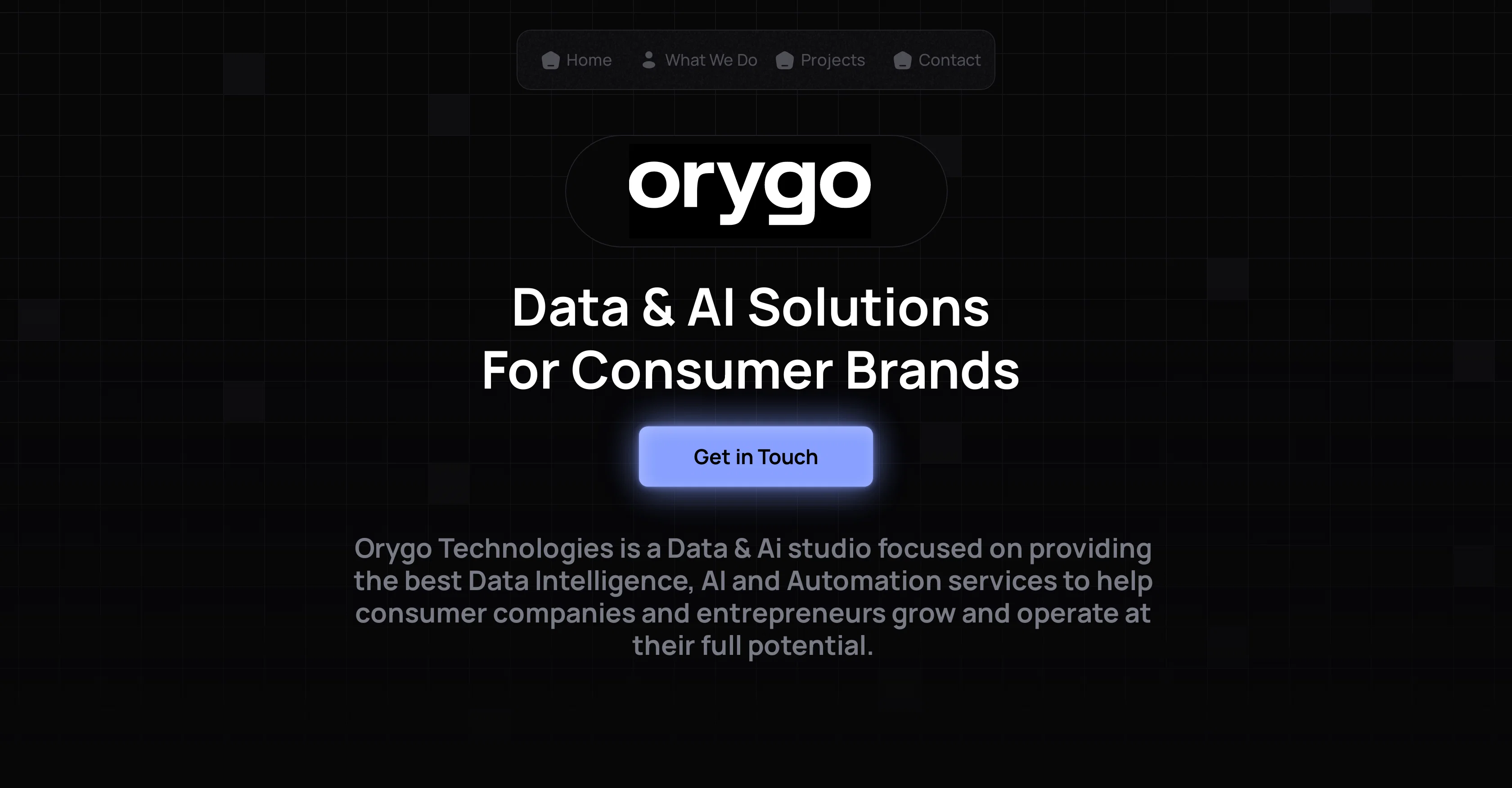 Orygo Technologies website