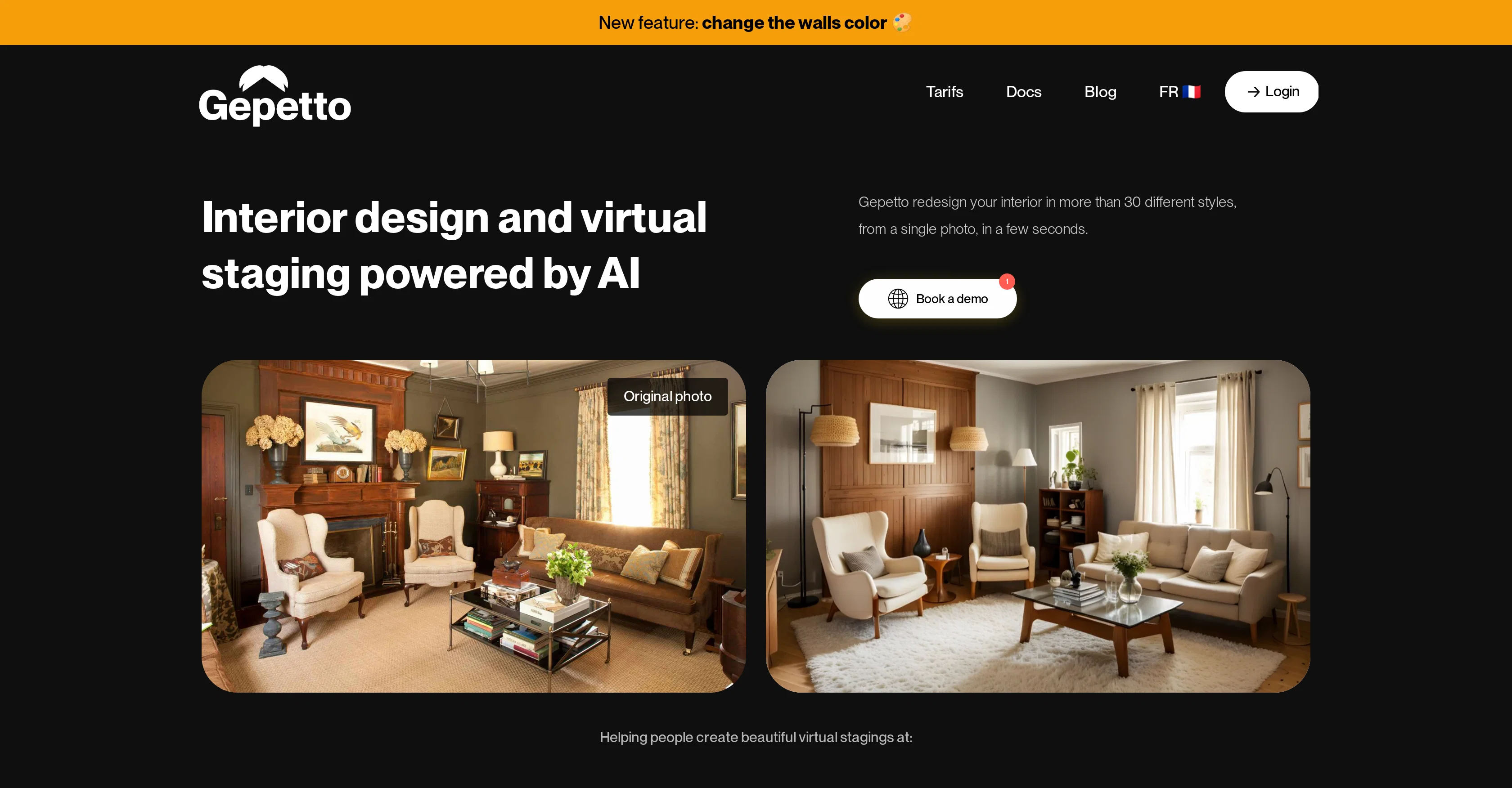 Gepetto AI website