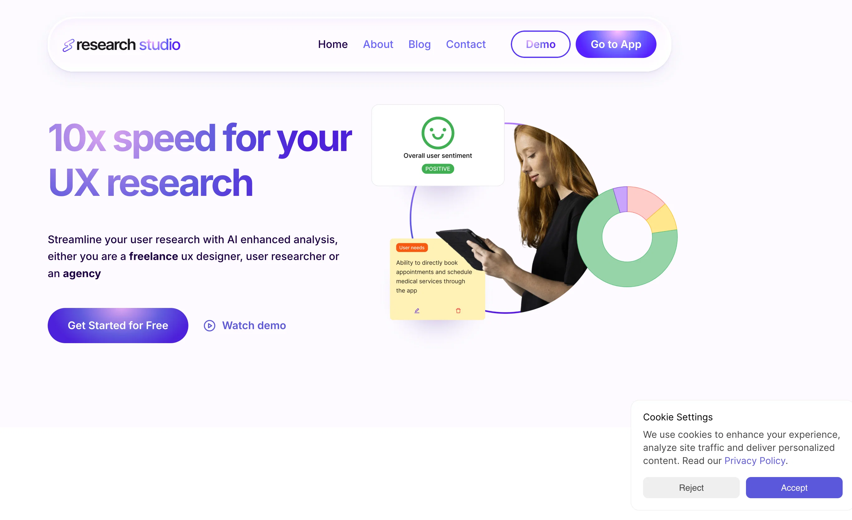 Research Studio website