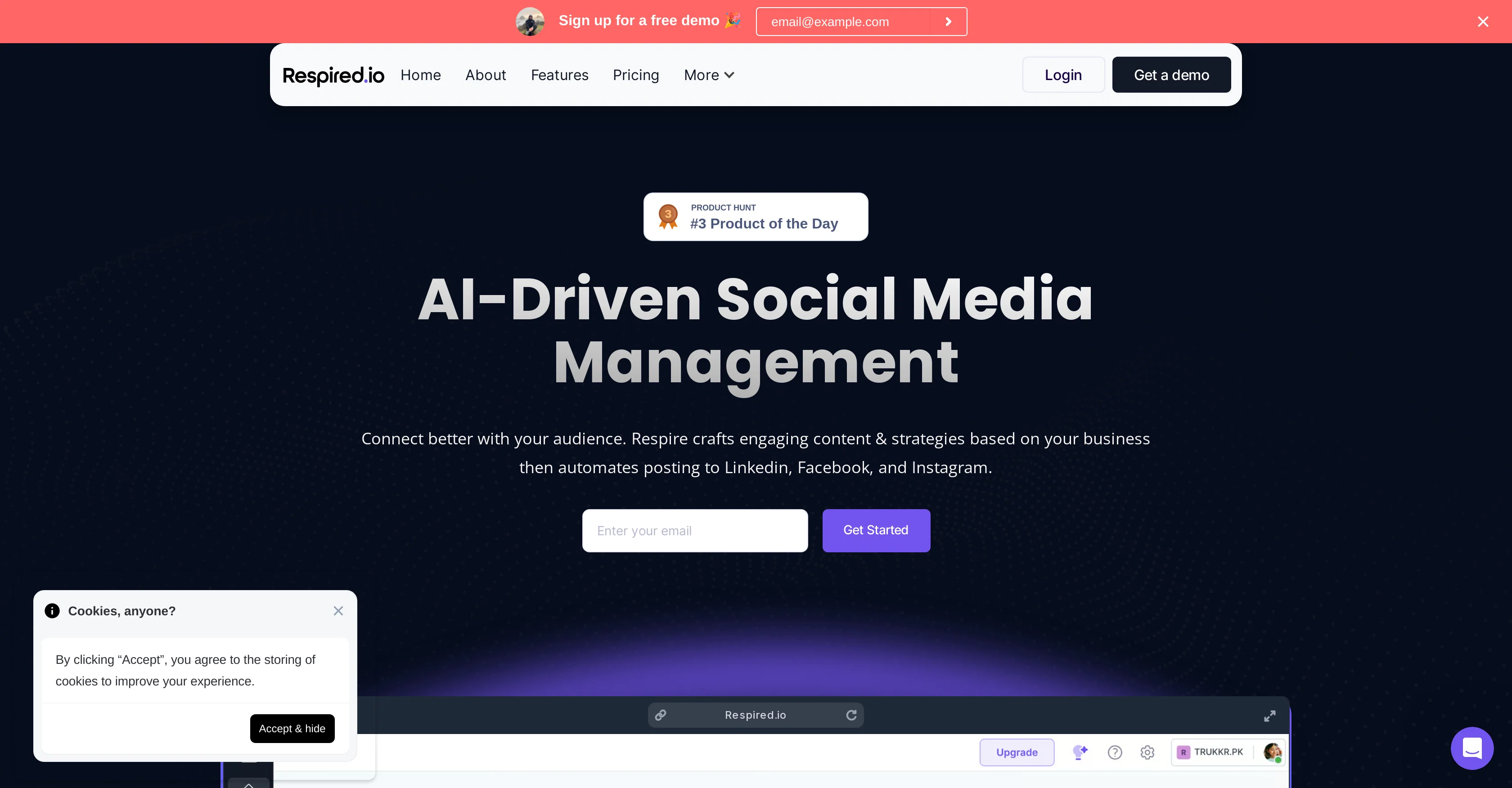 Respired website