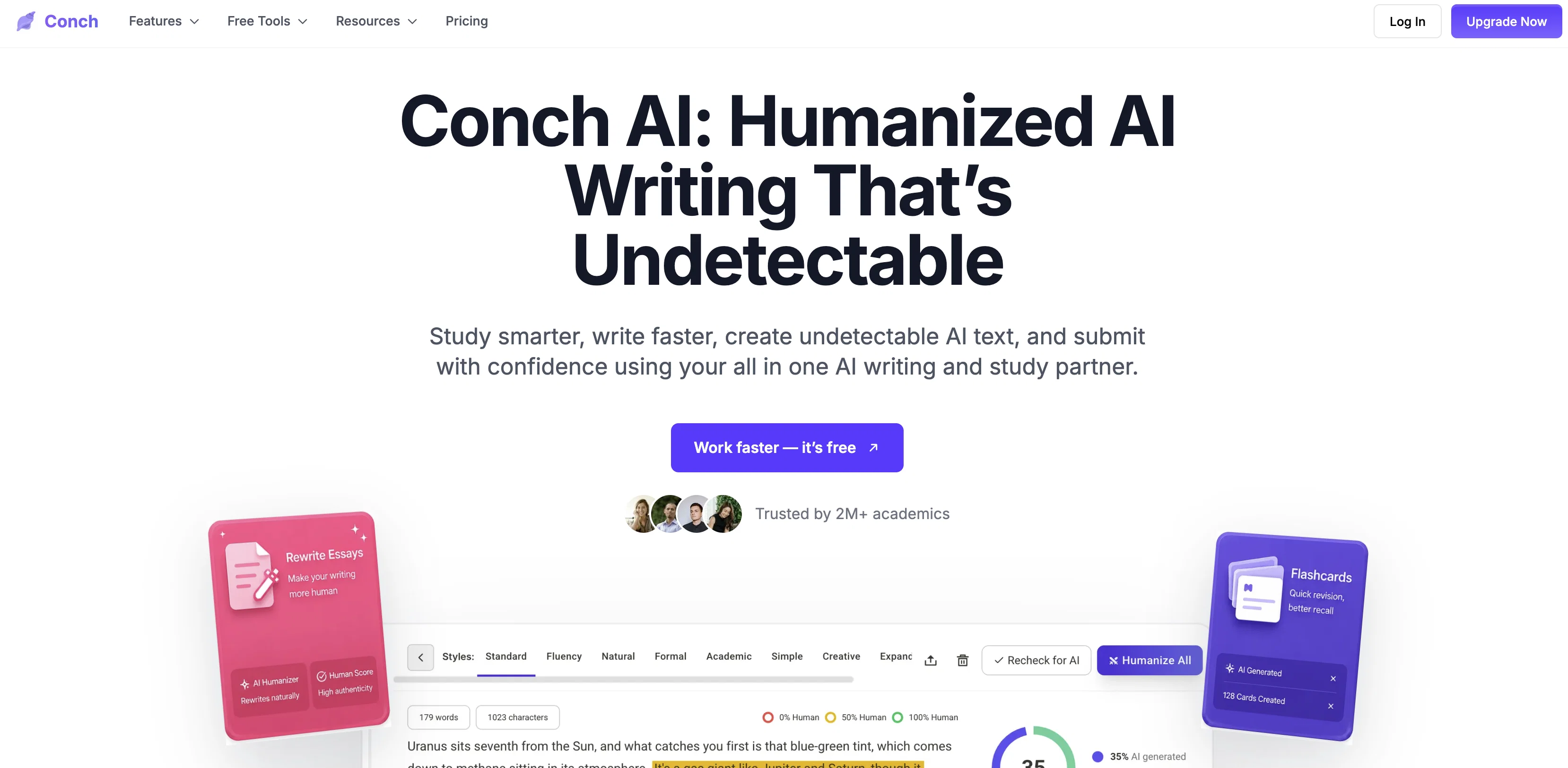Conch website