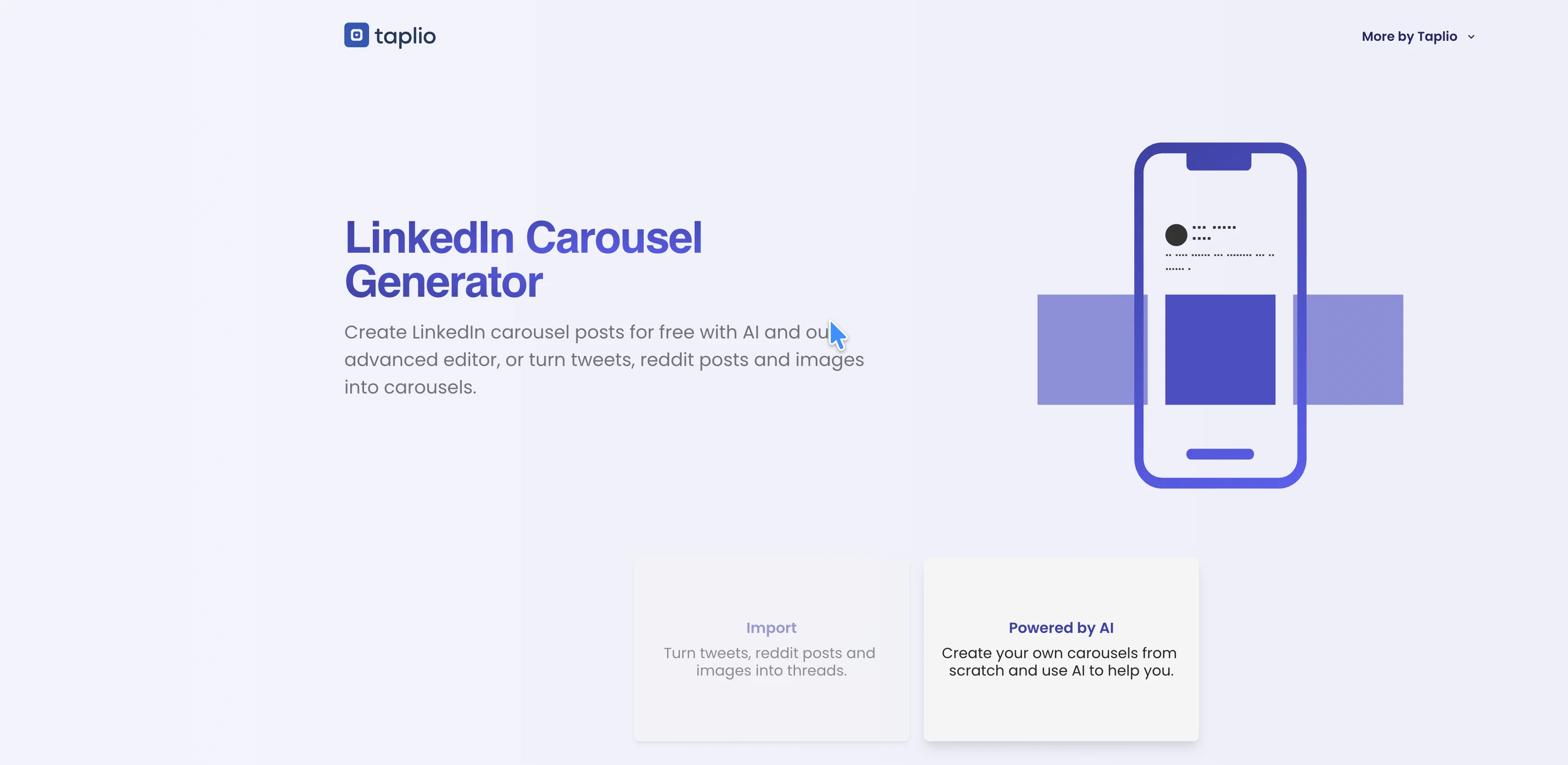 Carousel website