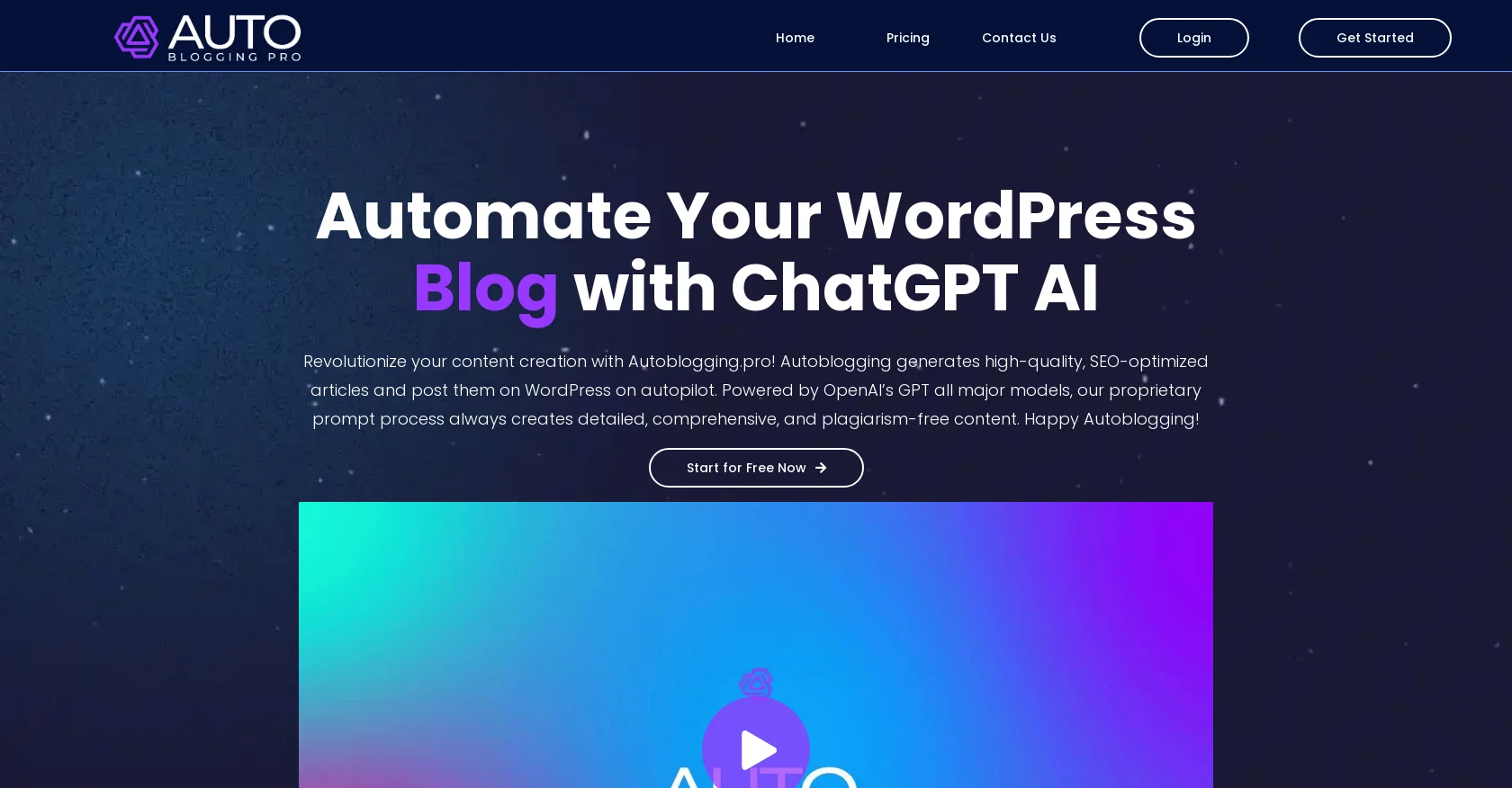 AutoBlogging Pro website