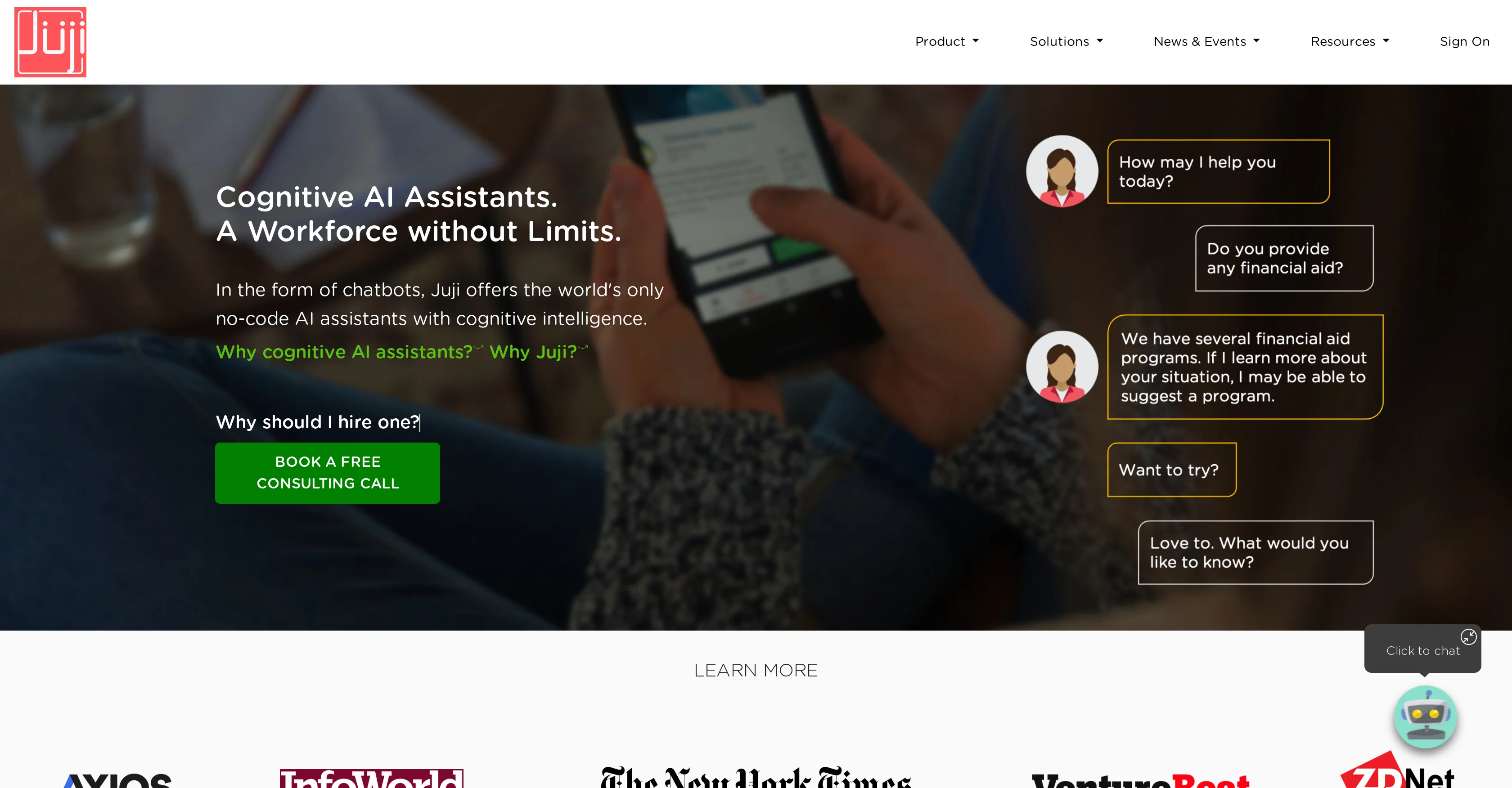 Juji website