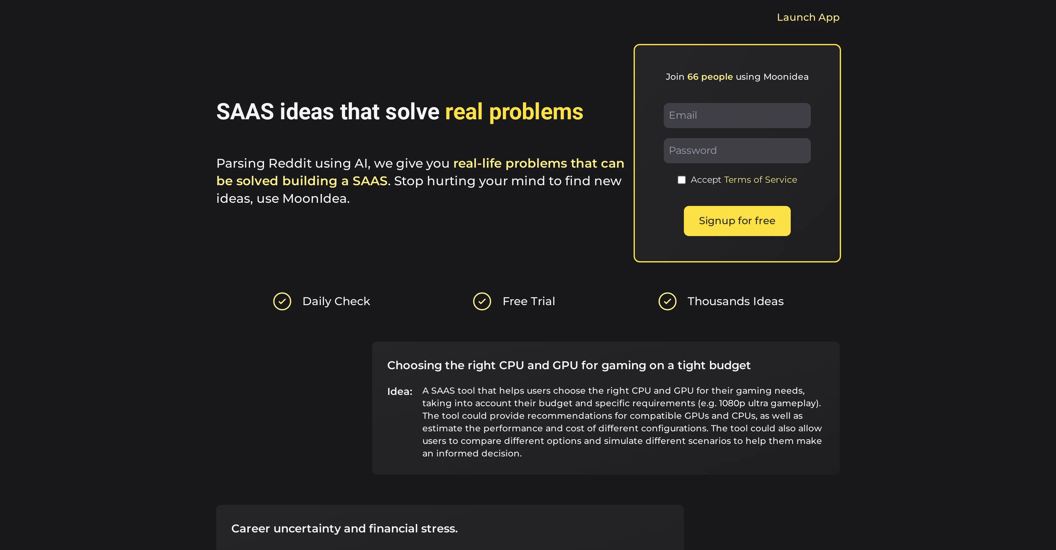 MoonIdea website