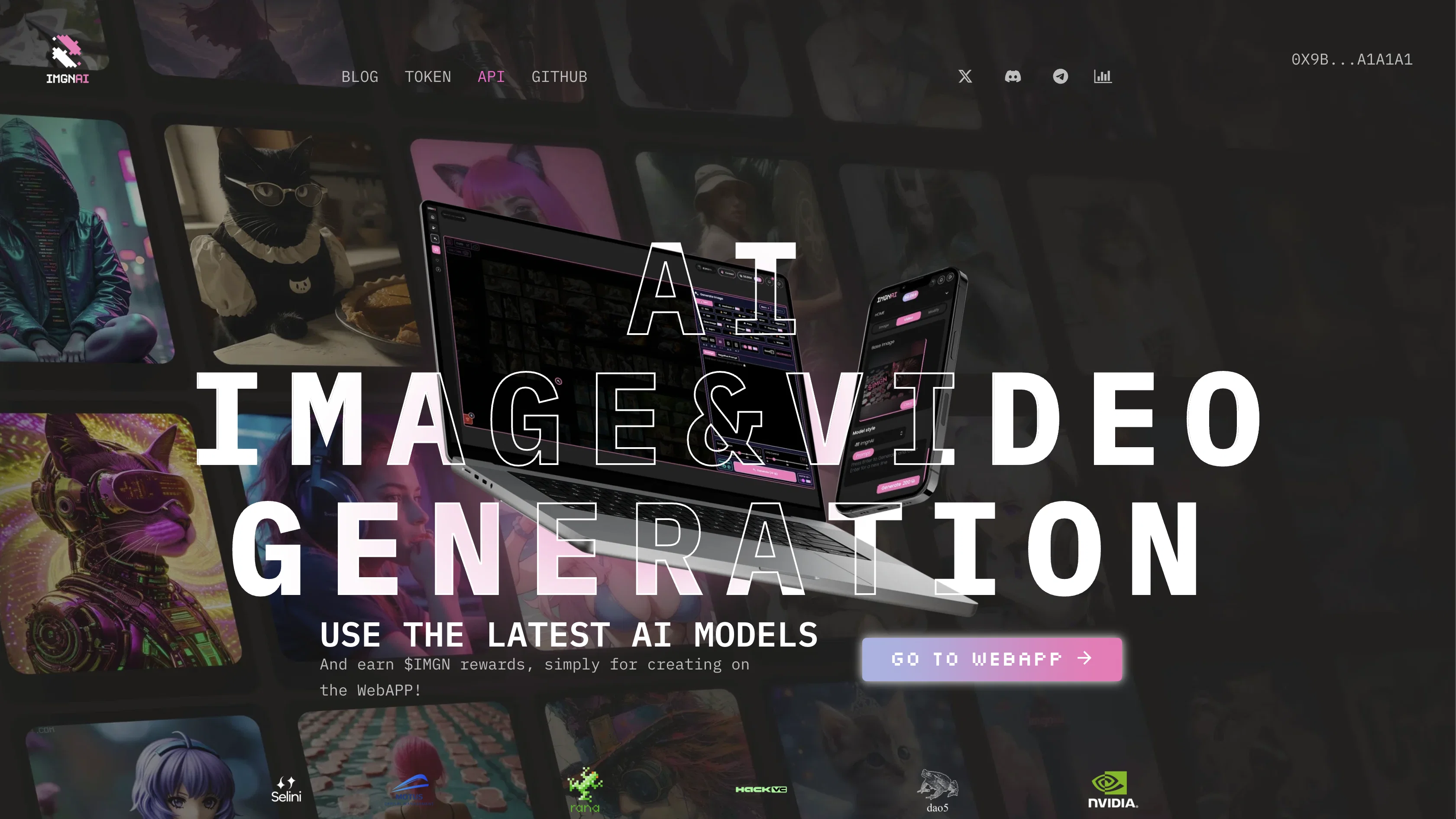 Imgnai website