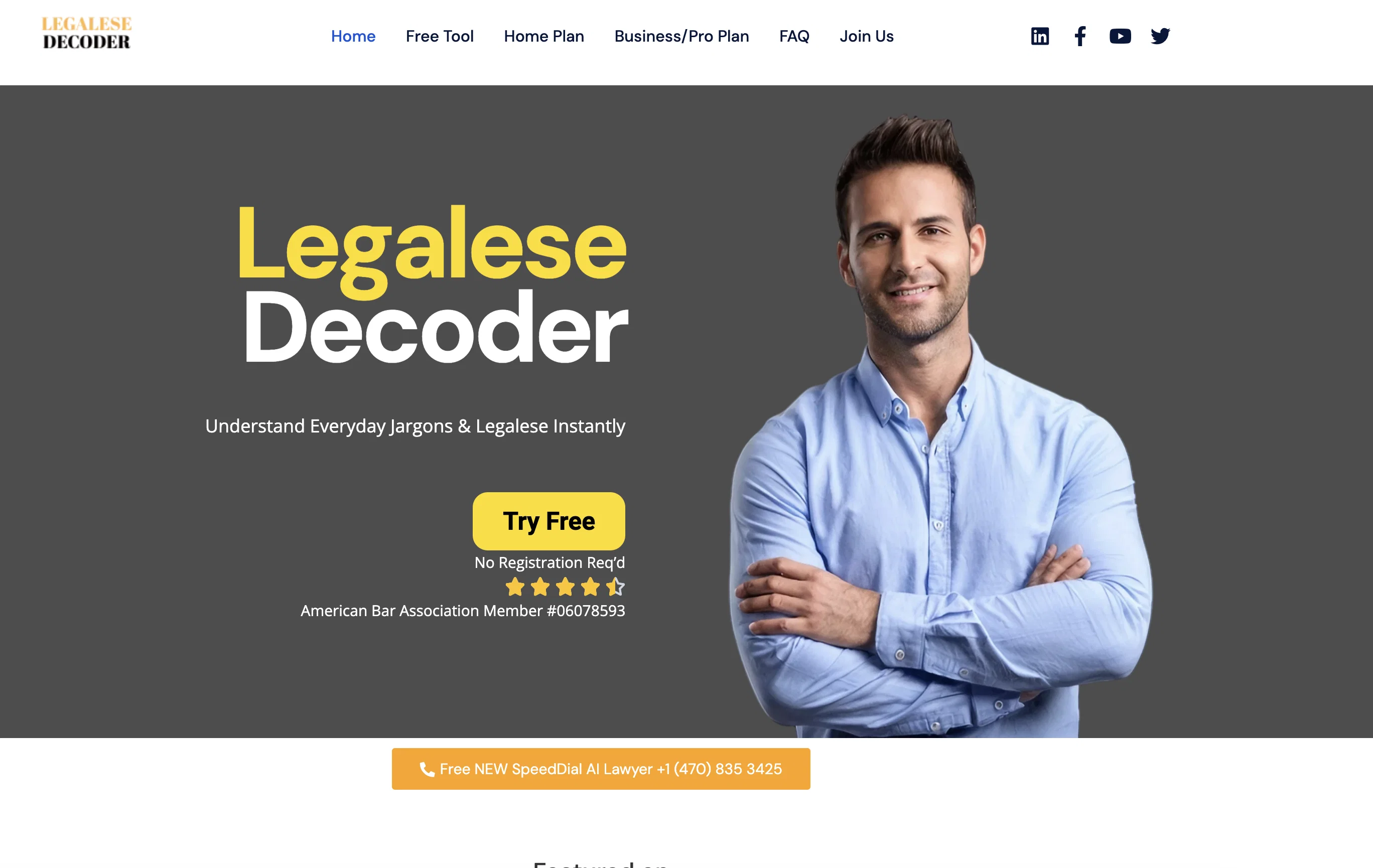 Legalese Decoder - AI Lawyer on Speed Dial website