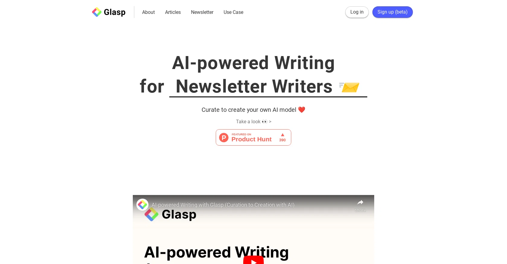 Glasp website