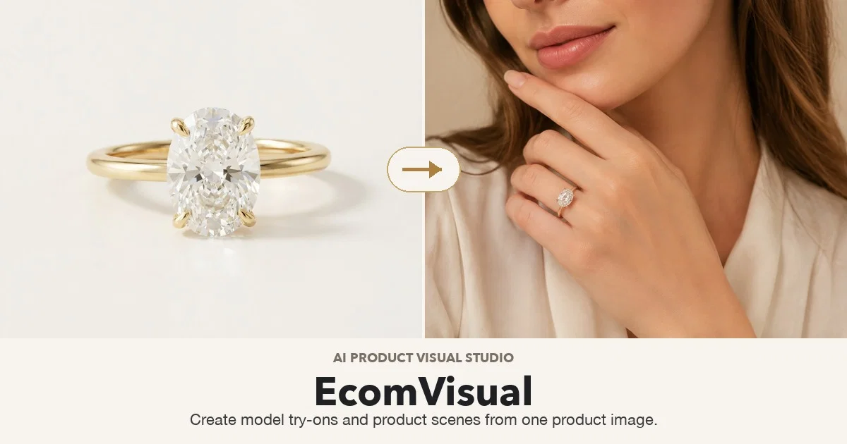 Ecom Visual Ai website