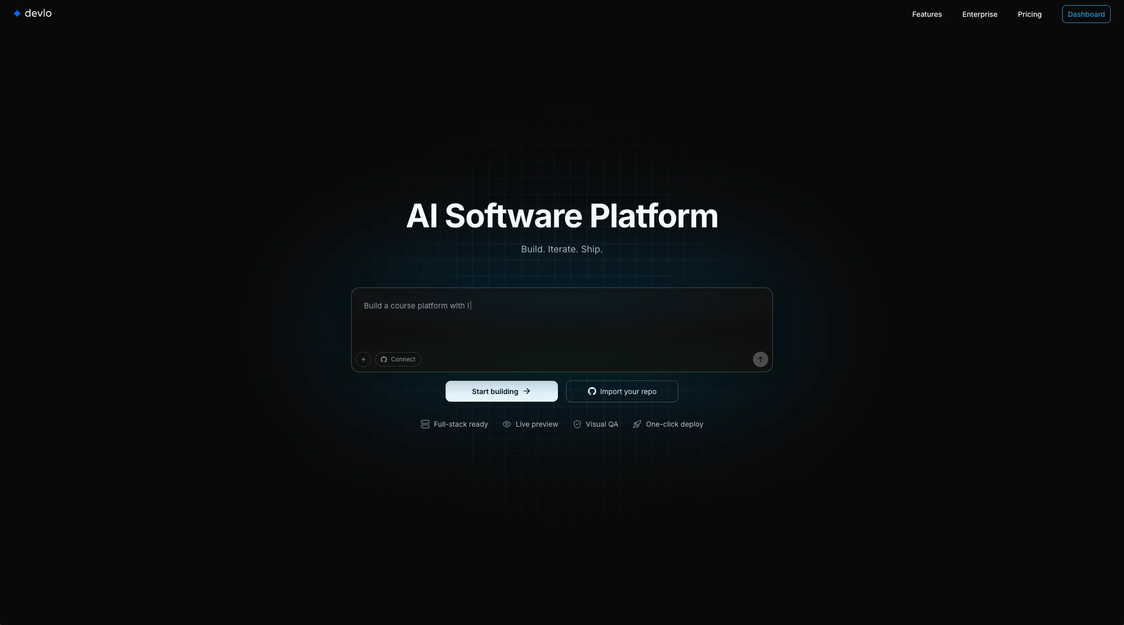 devlo website