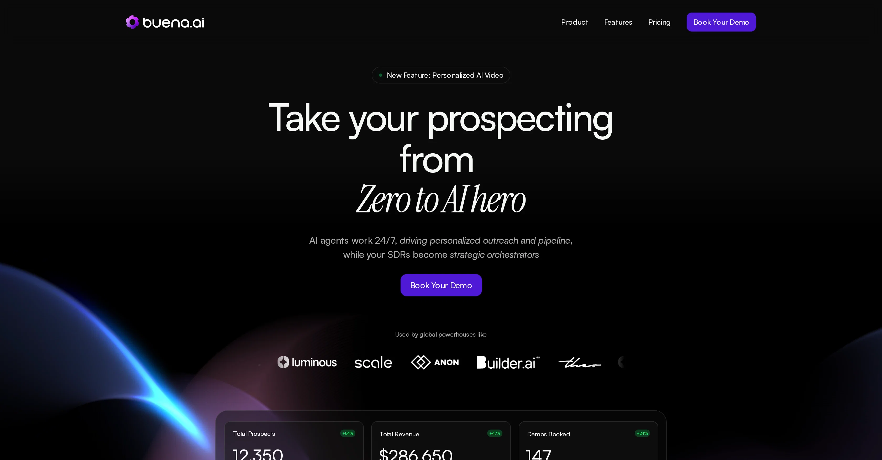 Buena.ai website