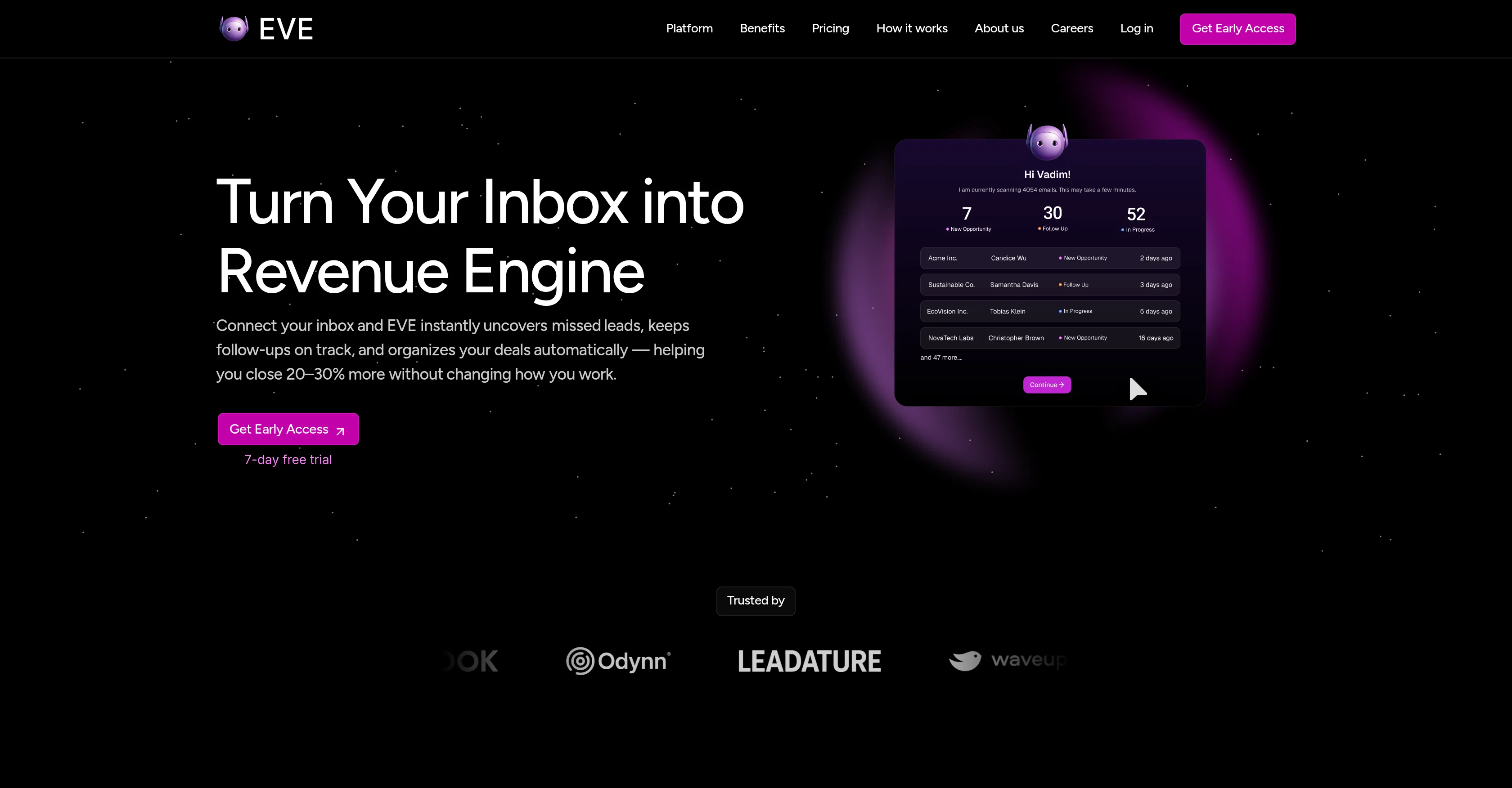 EVE website