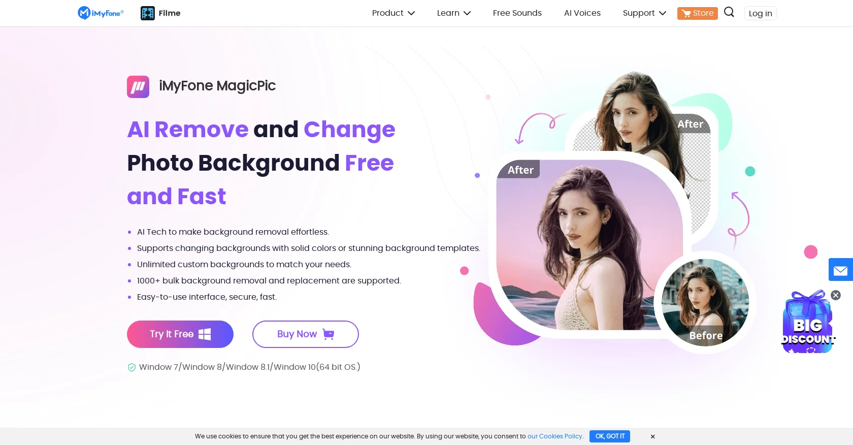 iMyFone MagicPic website