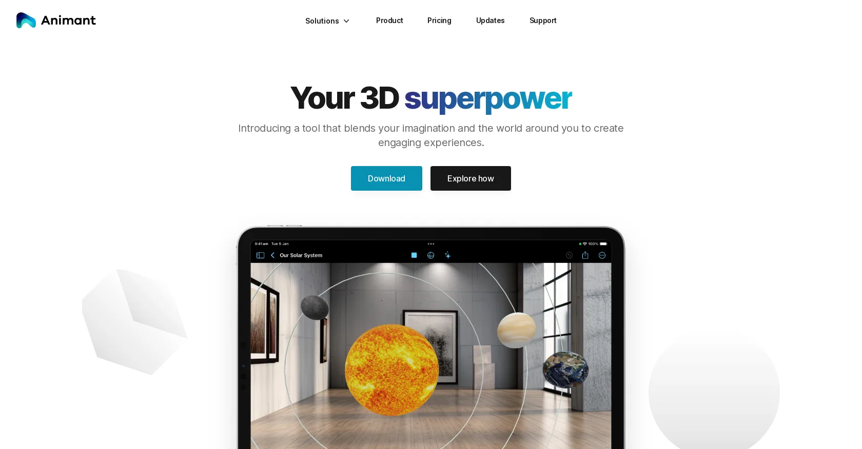 Animant website
