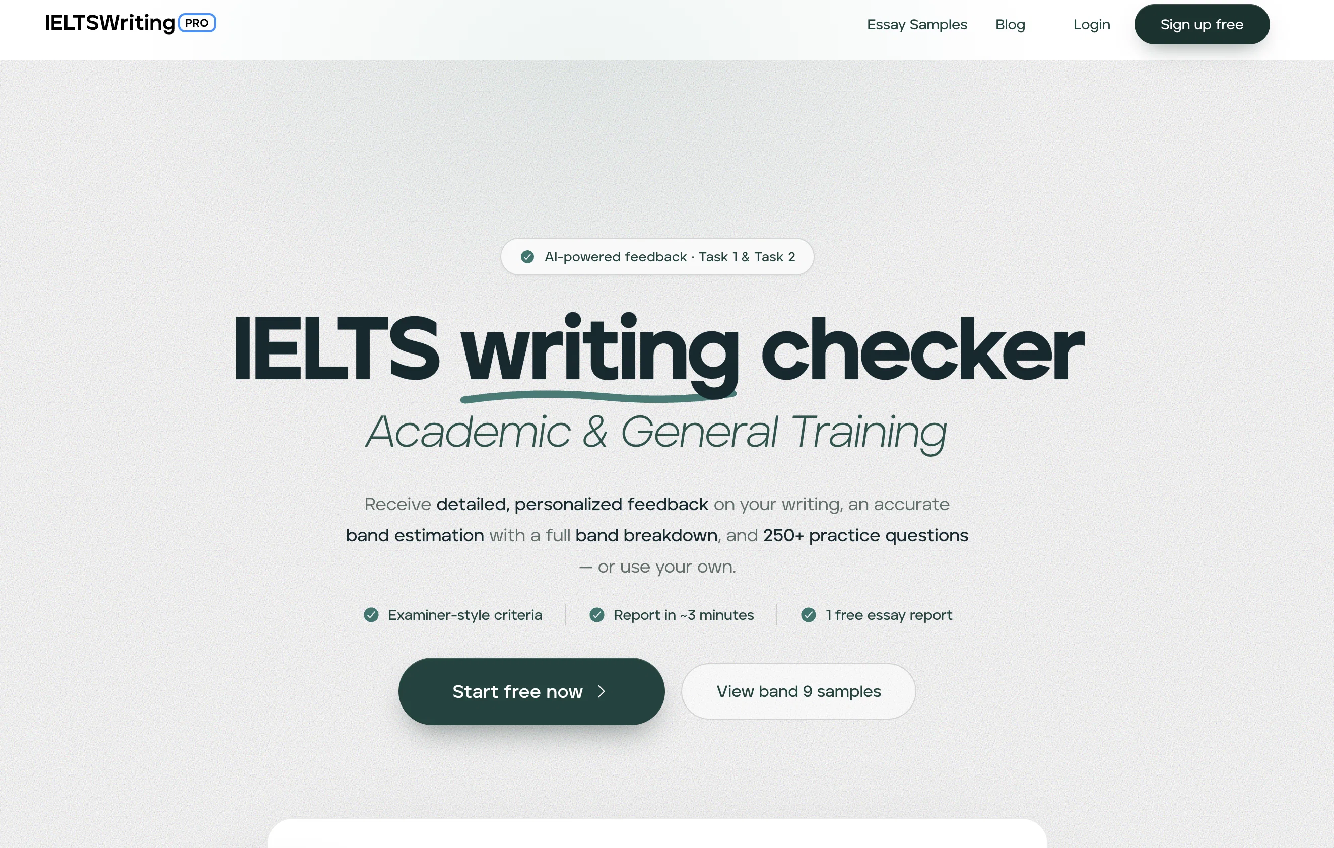 IELTSWritingPro website