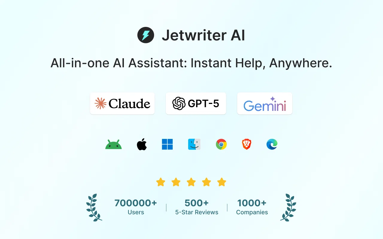 Jetwriter AI website